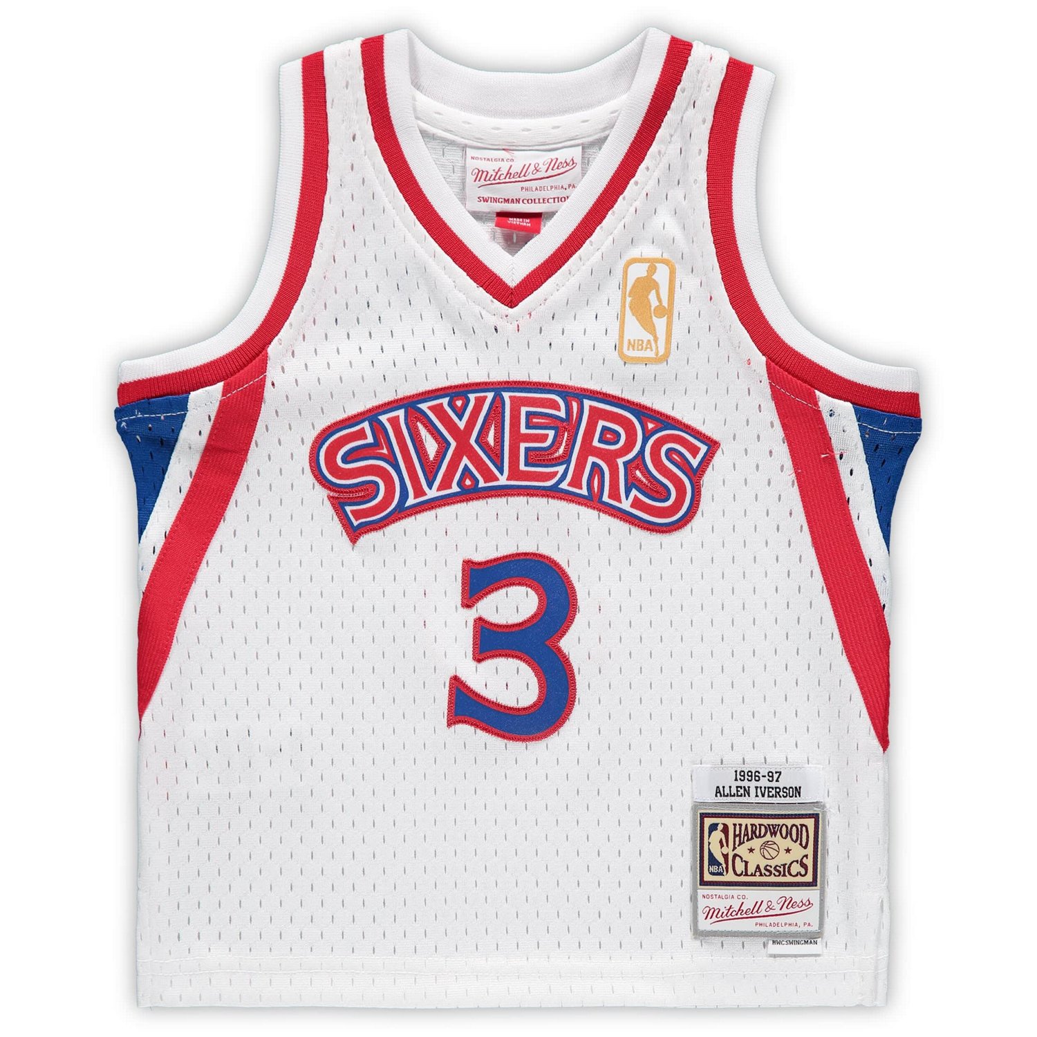 Mitchell  Ness Allen Iverson Philadelphia 76ers 1996/97 Hardwood Classics Retired Player Jersey