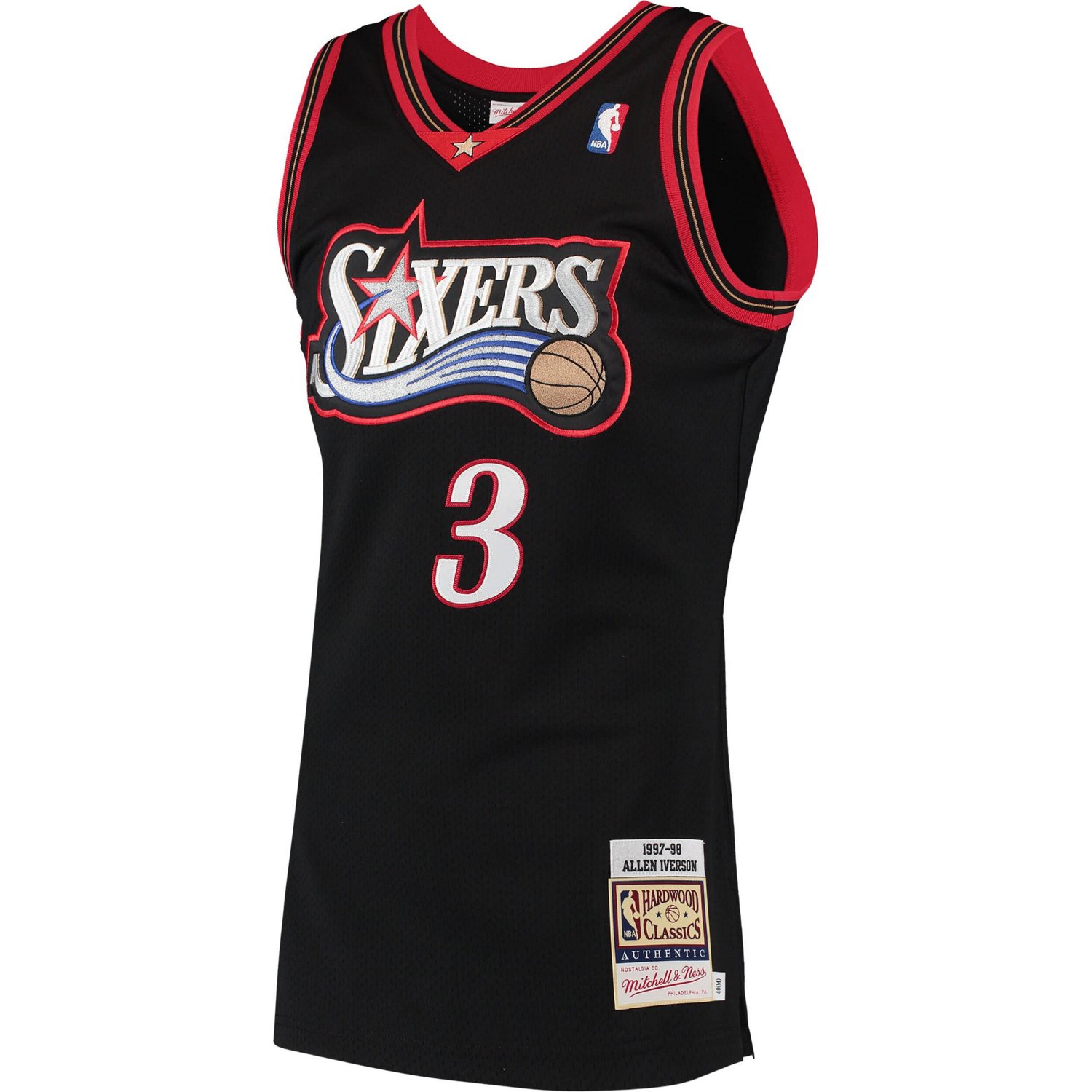 Mitchell  Ness Allen Iverson Philadelphia 76ers 1997/98 Hardwood Classics Authentic Jersey - view number 2