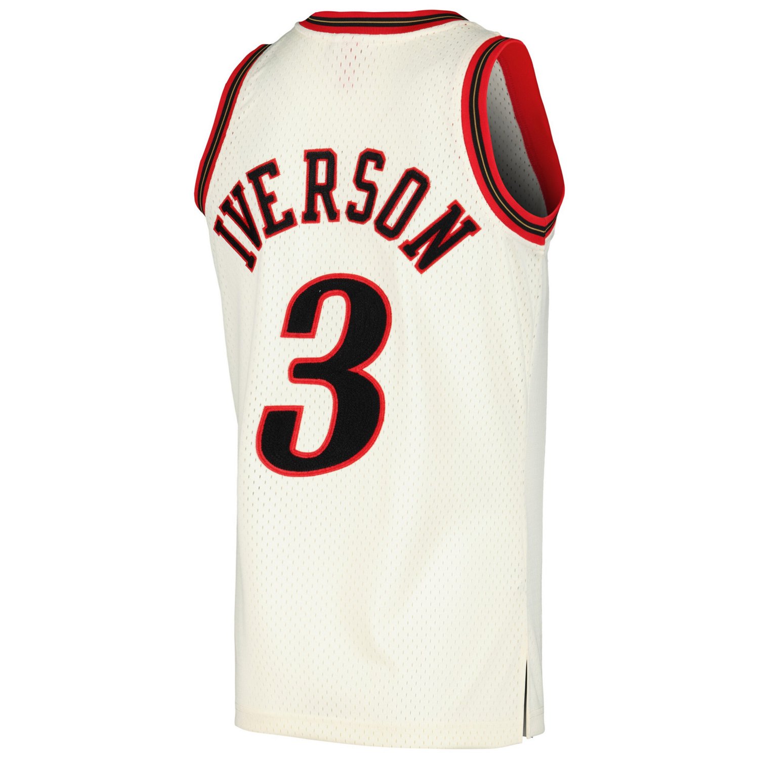 Mitchell  Ness Allen Iverson Philadelphia 76ers Chainstitch Swingman Jersey                                                      - view number 3