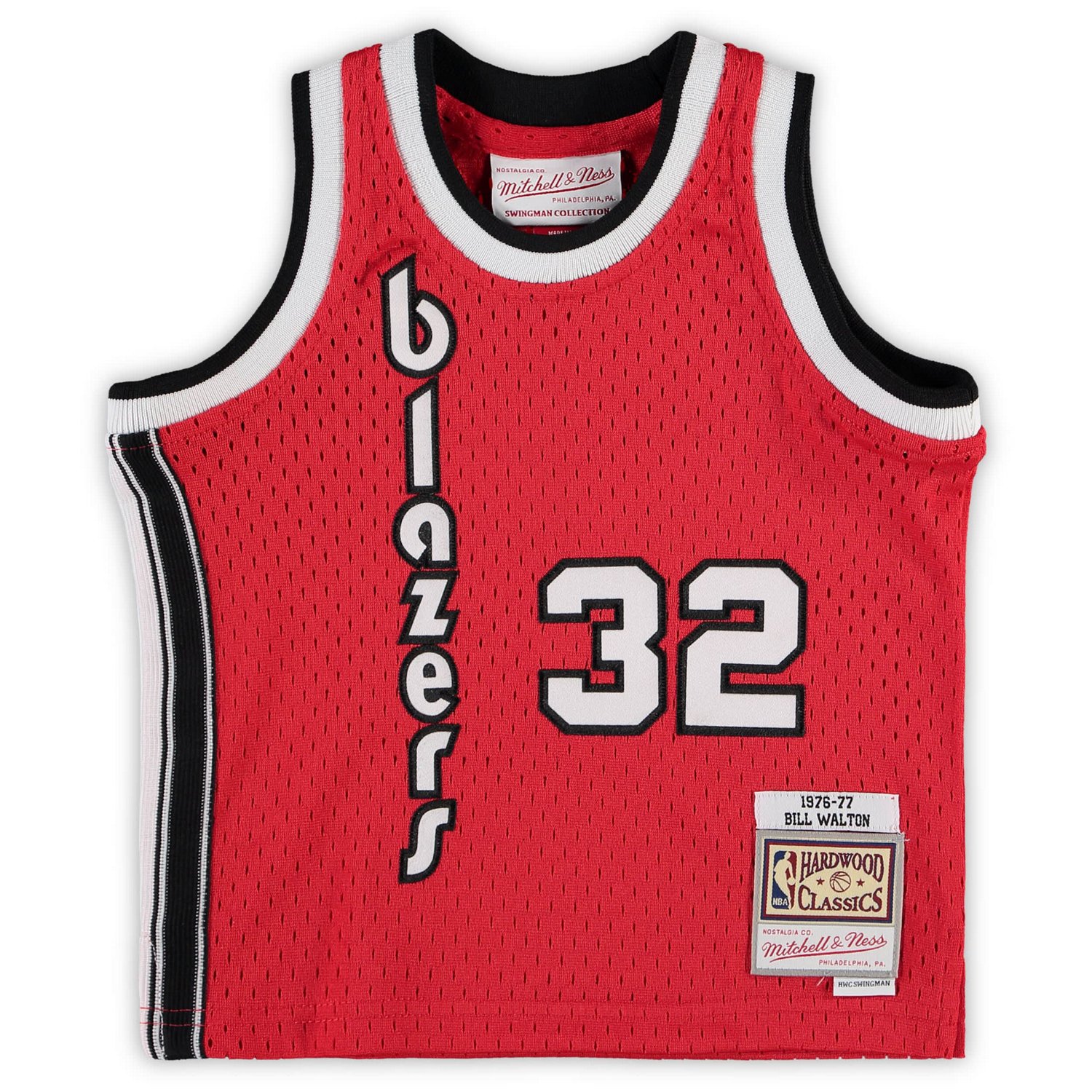 Mitchell  Ness Bill Walton Portland Trail Blazers 1976/77 Hardwood Classics Retired Player Jersey
