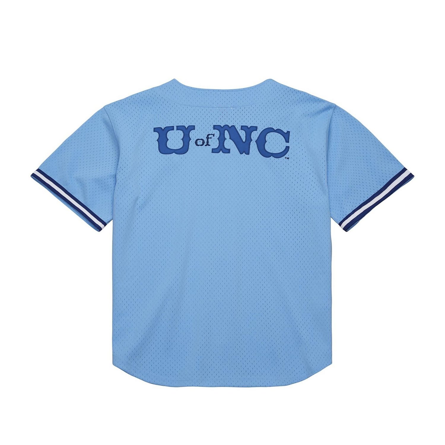 Mitchell  Ness Carolina North Carolina Tar Heels Game Time Vintage Mesh Button Front Top - view number 3