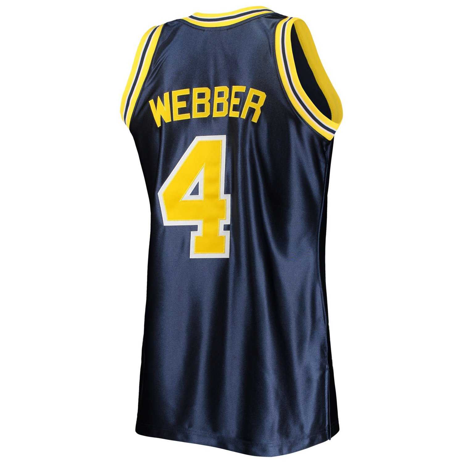 Mitchell  Ness Chris Webber Michigan Wolverines 1991/92 Authentic Throwback College Jersey                                       - view number 3