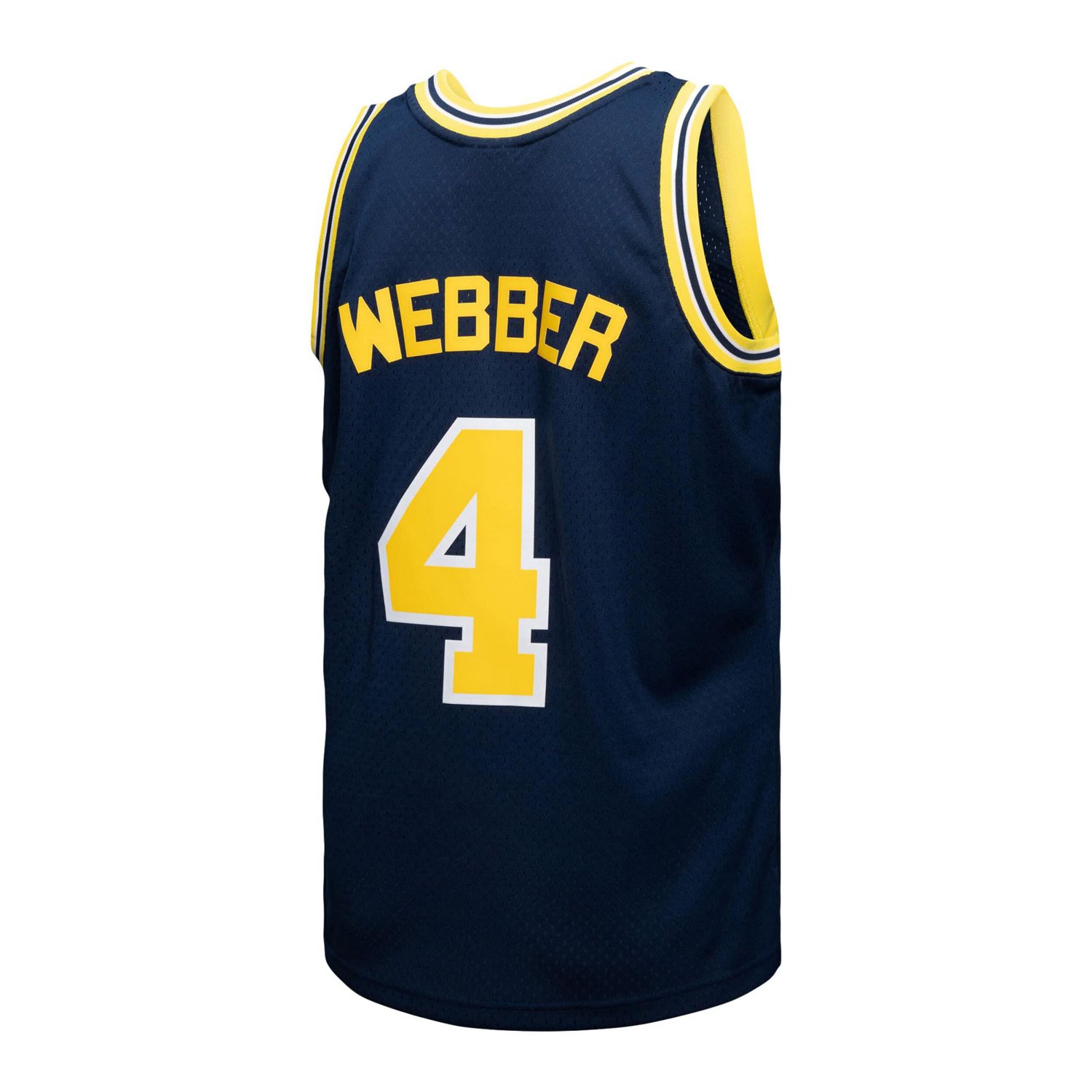 Mitchell  Ness Chris Webber Michigan Wolverines 1991/92 College Vault Player Swingman Jersey                                     - view number 3