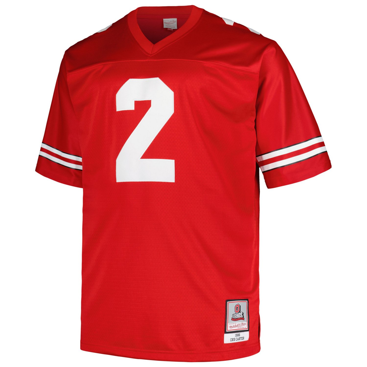 Mitchell  Ness Cris Carter Ohio State Buckeyes Big  Tall Legacy Jersey                                                           - view number 2