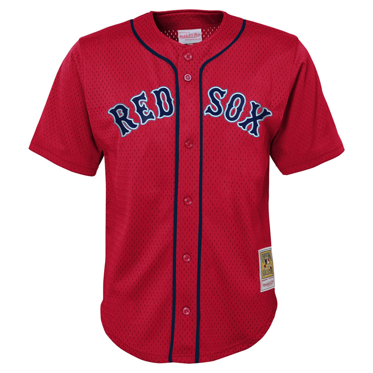 Mitchell  Ness David Ortiz Boston Sox Cooperstown Collection Mesh Batting Practice Jersey                                        - view number 2