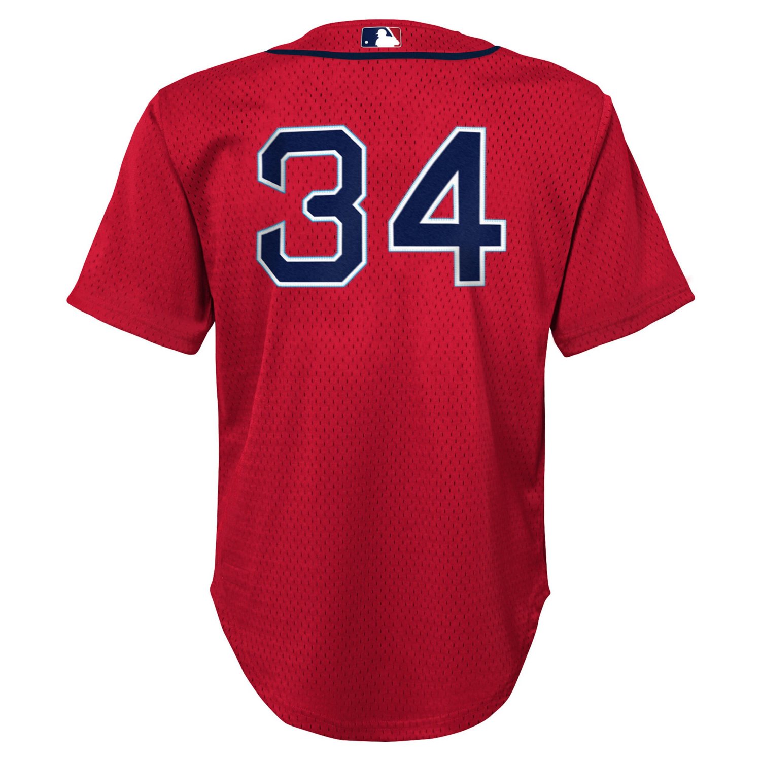 Mitchell  Ness David Ortiz Boston Sox Cooperstown Collection Mesh Batting Practice Jersey                                        - view number 3