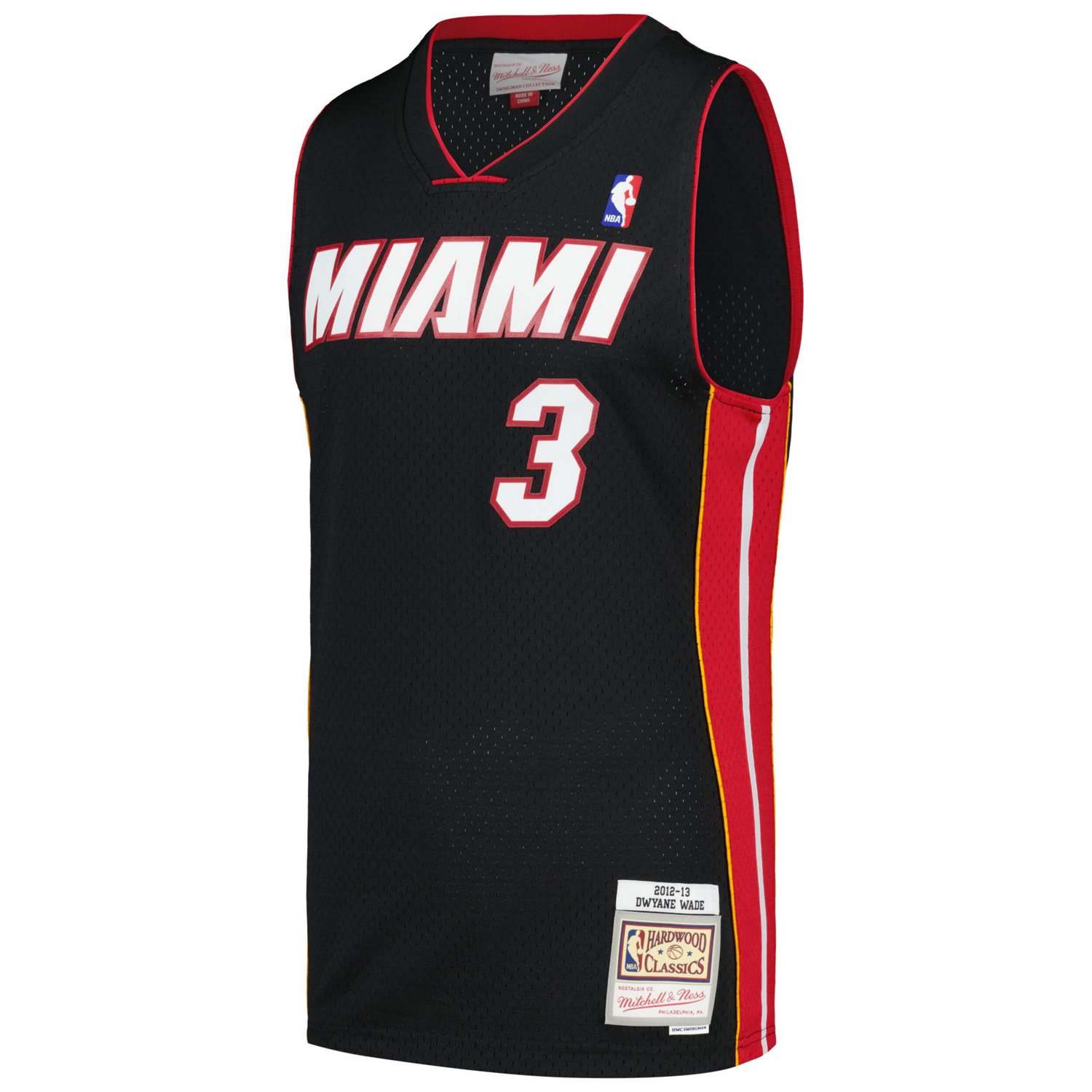 Mitchell  Ness Dwyane Wade Miami Heat 2012/13 Hardwood Classics Swingman Jersey                                                  - view number 2