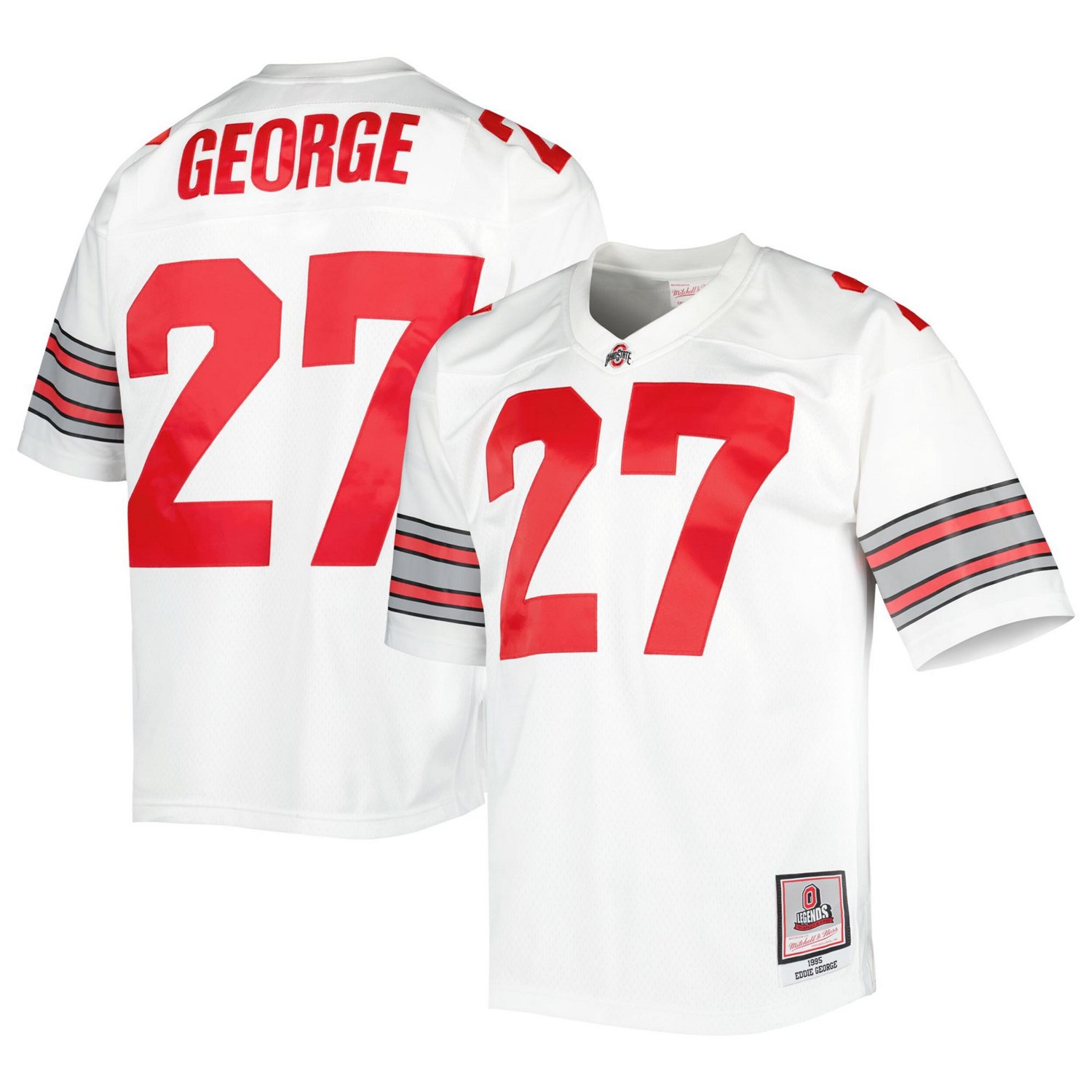 Mitchell  Ness Eddie George Ohio State Buckeyes Authentic Jersey - view number 1