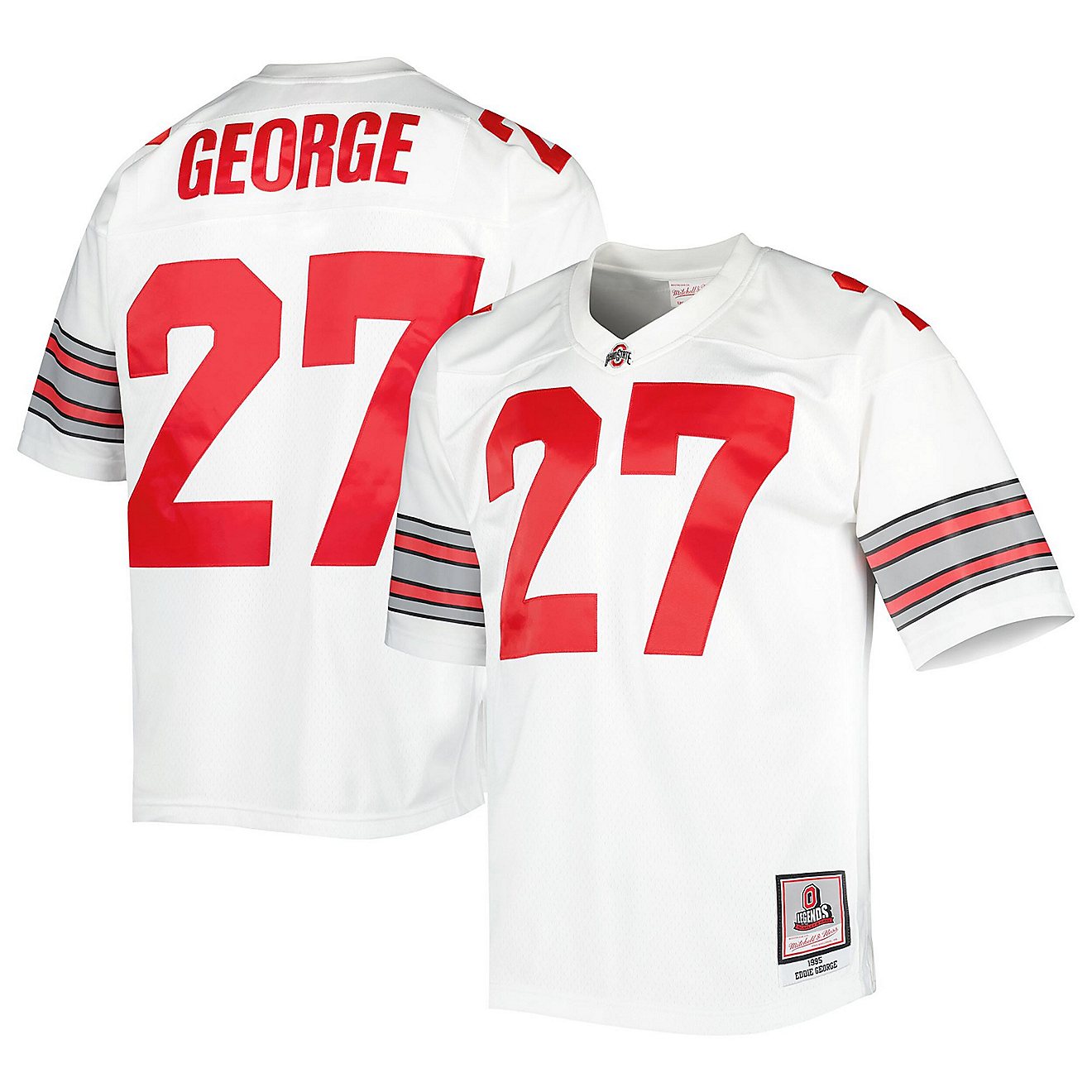 Mitchell  Ness Eddie George Ohio State Buckeyes Authentic Jersey                                                                 - view number 1