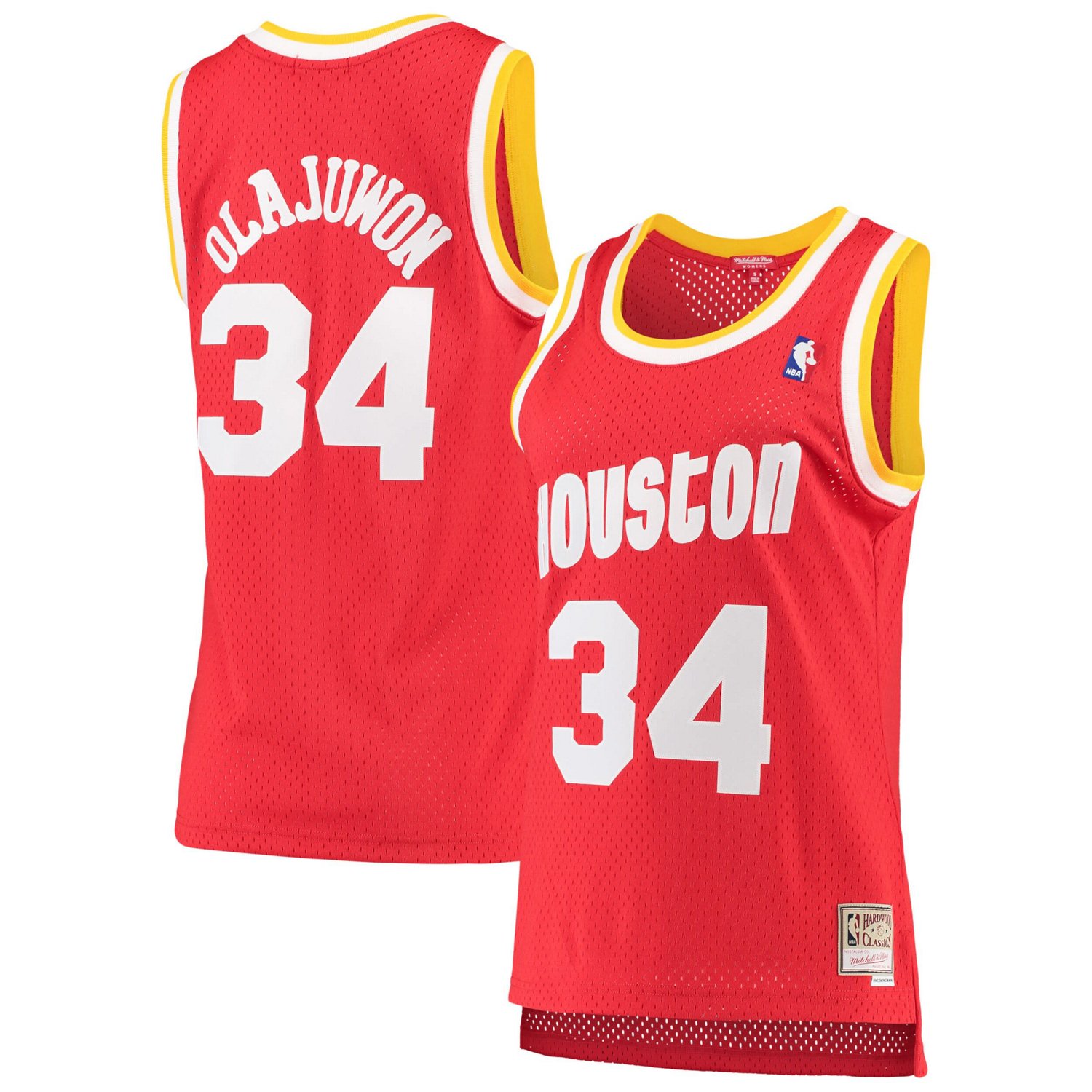 Mitchell  Ness Hakeem Olajuwon Houston Rockets 1993/94 Hardwood Classics Swingman Jersey                                         - view number 1