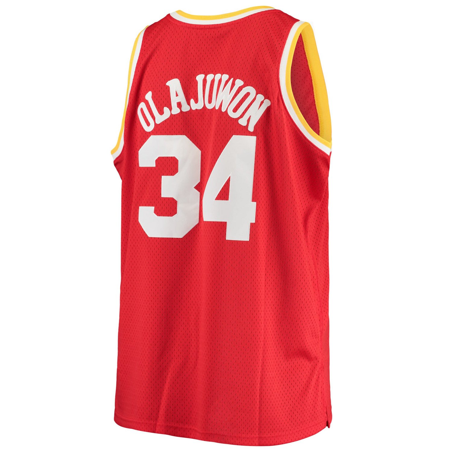 Mitchell  Ness Hakeem Olajuwon Houston Rockets 1993/94 Big  Tall Hardwood Classics Swingman Jersey                               - view number 3