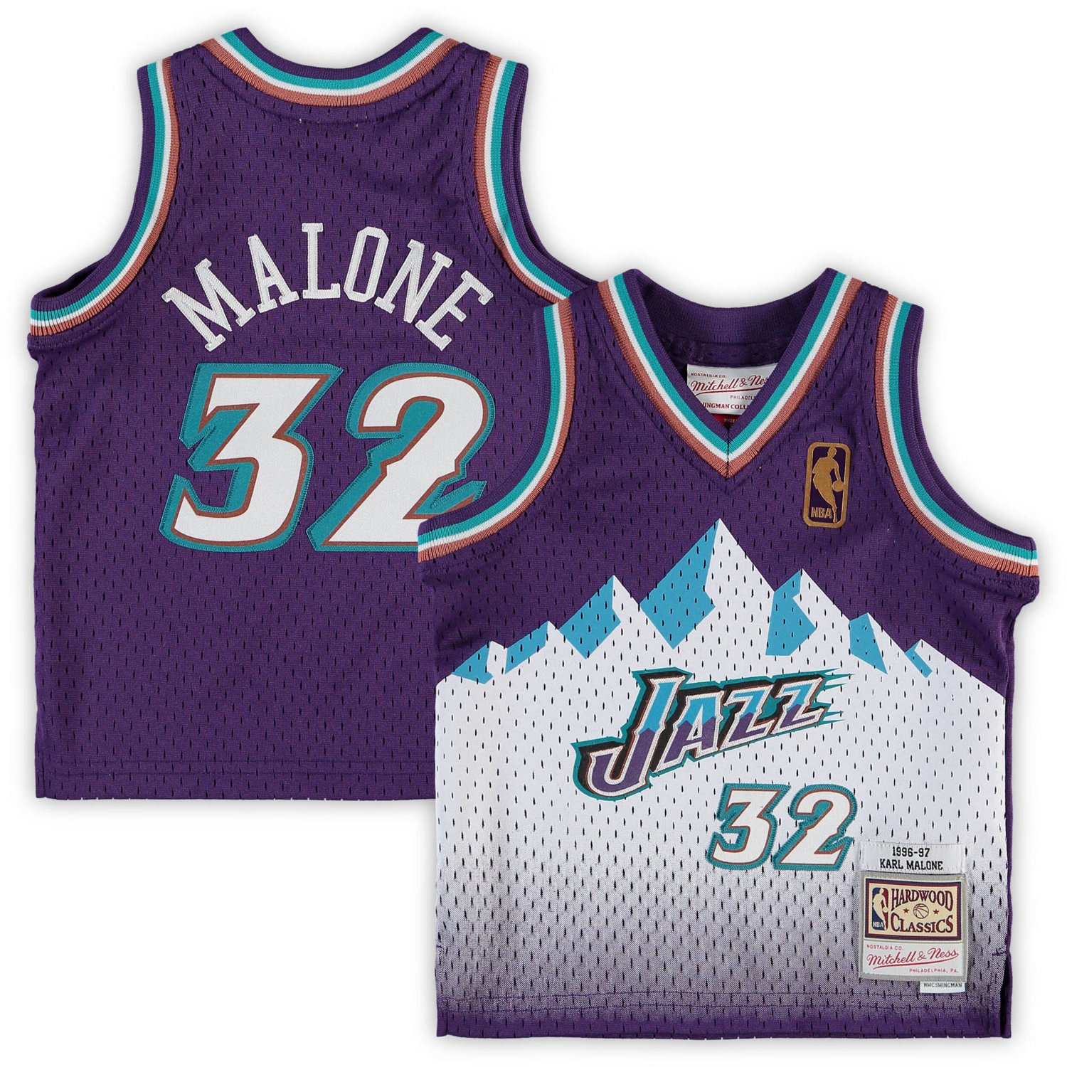 Mitchell  Ness Karl Malone Utah Jazz 1996/97 Retired Player Jersey