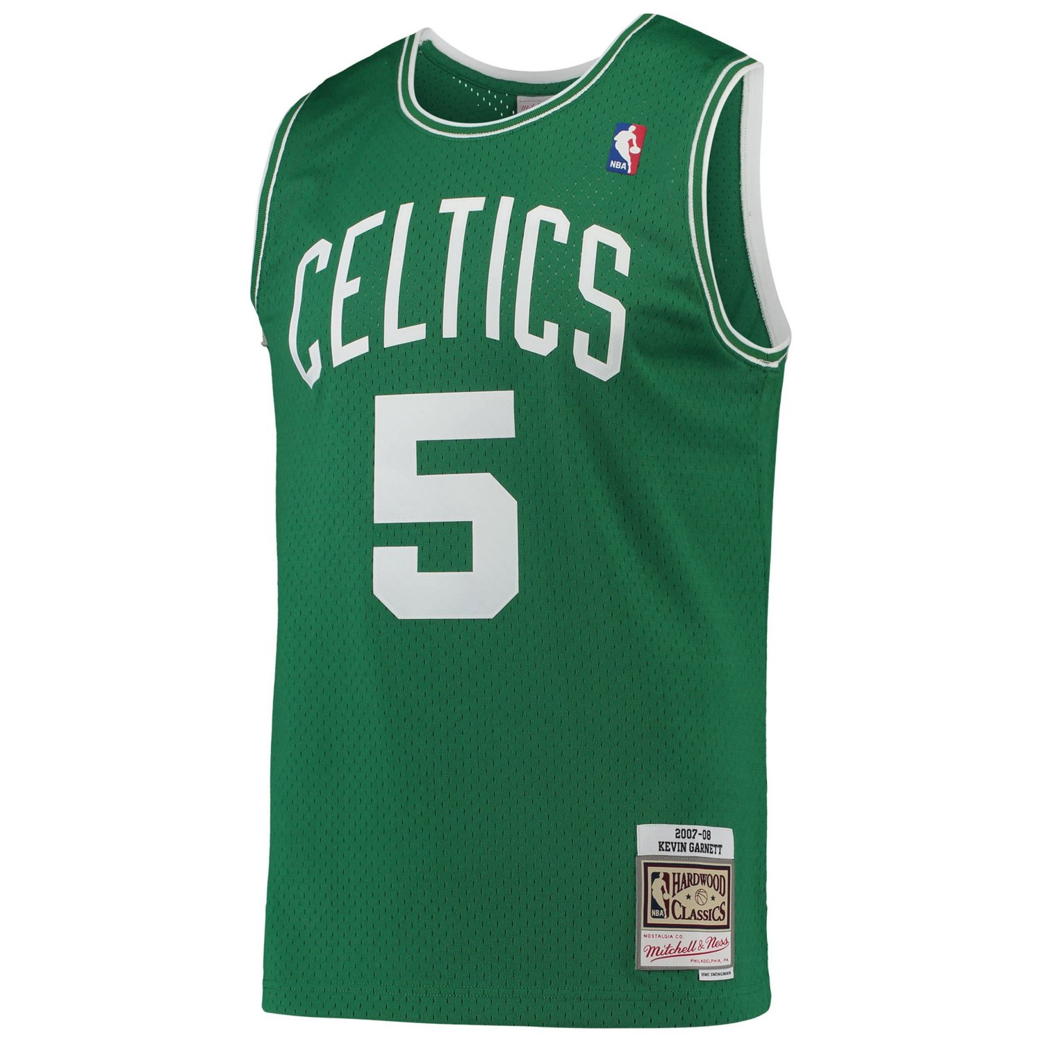 Mitchell  Ness Kevin Garnett Kelly Boston Celtics 2007/08 Hardwood Classics Swingman Jersey                                      - view number 2