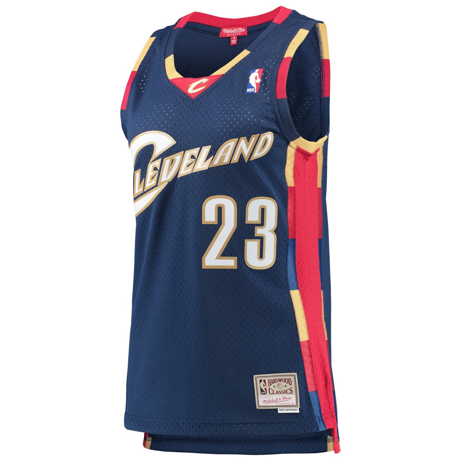Mitchell  Ness LeBron James Cleveland Cavaliers Hardwood Classics Swingman Jersey                                                - view number 2