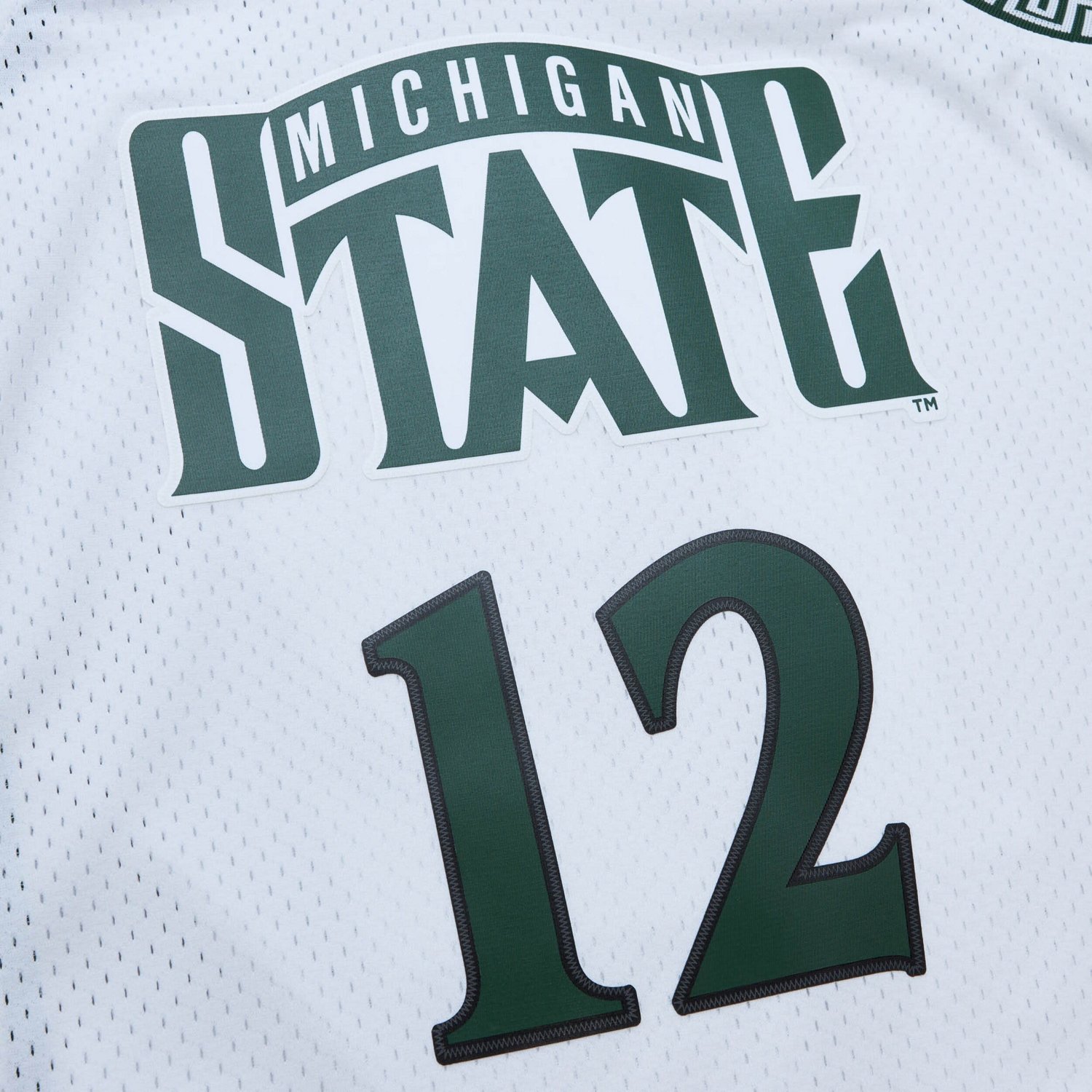 Mitchell  Ness Mateen Cleaves Michigan State Spartans 125th Basketball Anniversary 1999 Throwback Fashion Jersey                 - view number 4