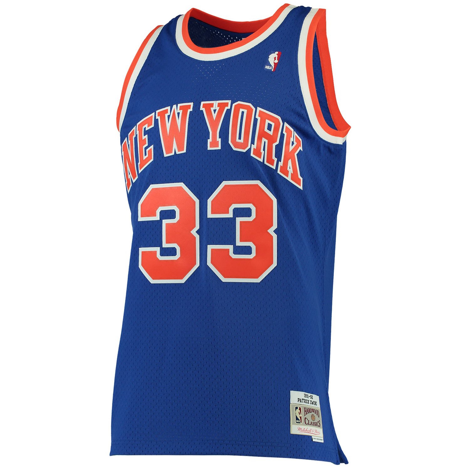 Mitchell  Ness Patrick Ewing New York Knicks 1991 92 Hardwood Classics Swingman Jersey - view number 2
