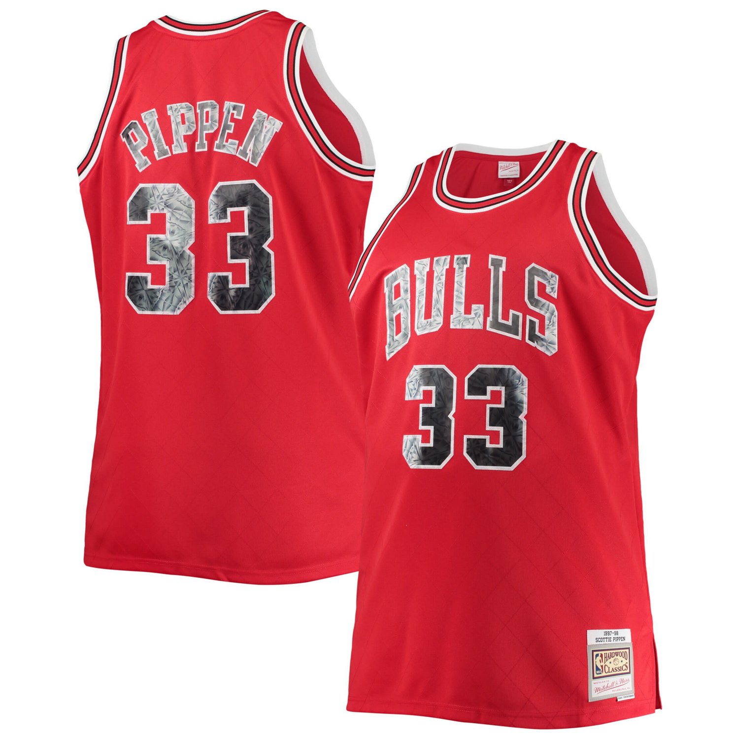 Mitchell  Ness Scottie Pippen Chicago Bulls Big  Tall 1997/98 NBA 75th Anniversary Diamond Swingman Jersey                       - view number 1