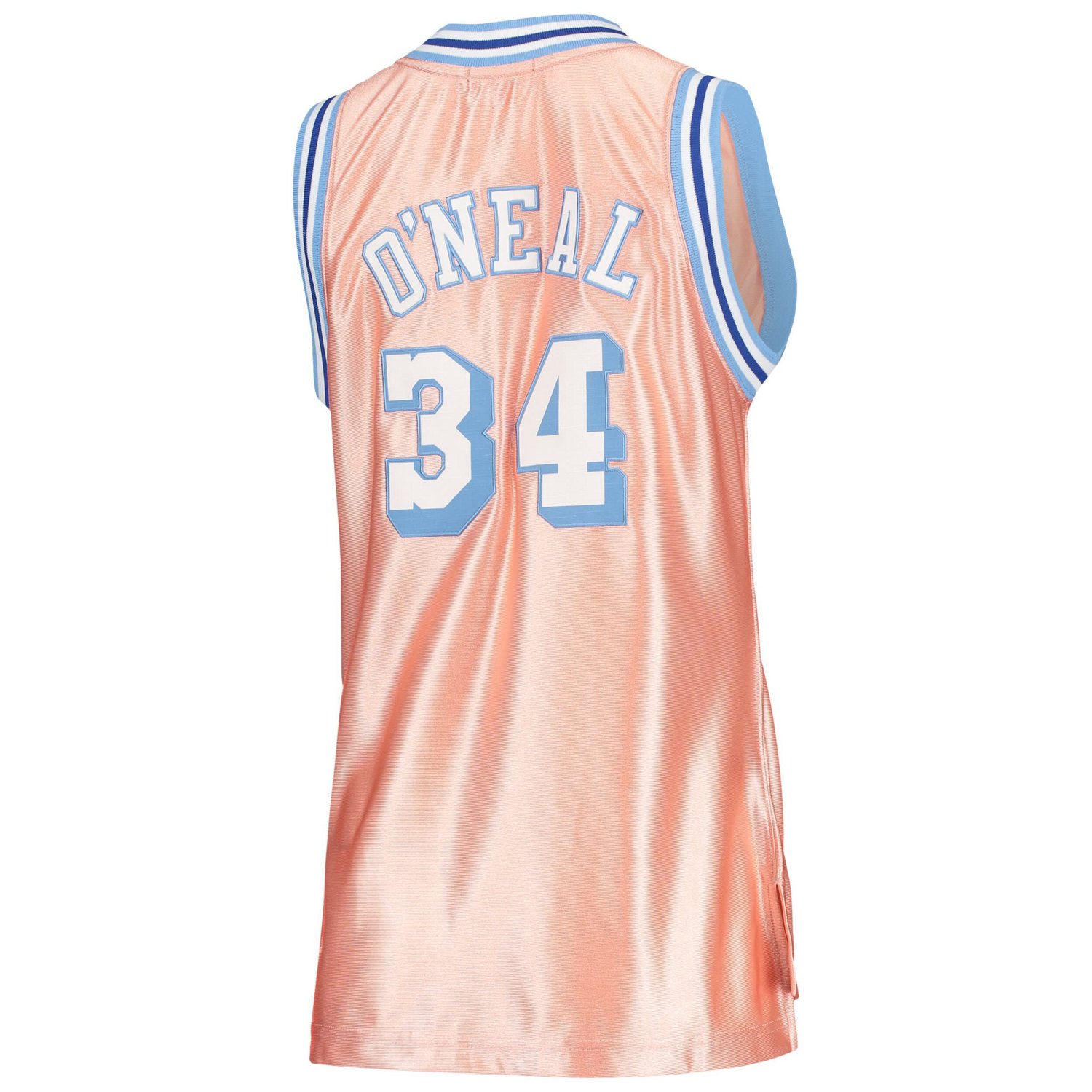 Mitchell  Ness Shaquille O'Neal Los Angeles Lakers 75th Anniversary Rose Gold 1996 Swingman Jersey                               - view number 3