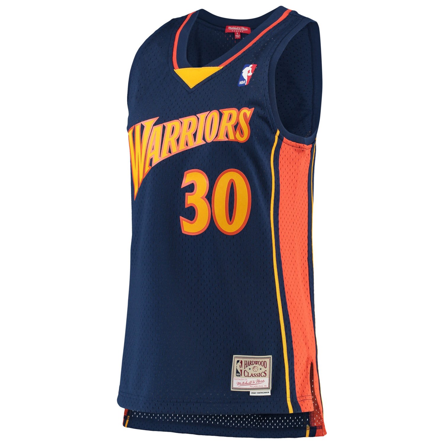 Mitchell  Ness Stephen Curry Golden State Warriors 2009-10 Hardwood Classics Swingman Jersey                                     - view number 2