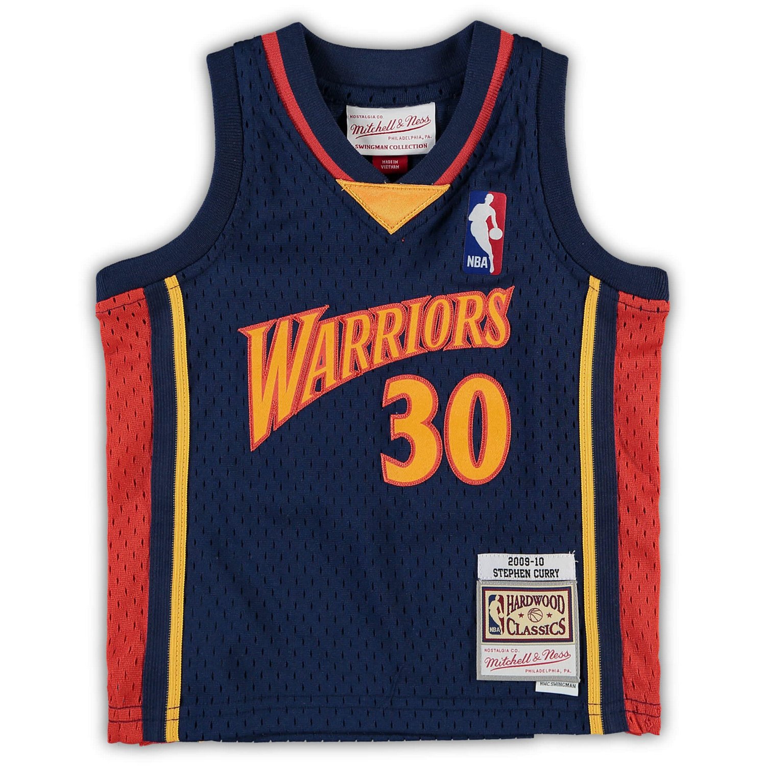 Mitchell  Ness Stephen Curry Golden State Warriors Historic Logo Jersey                                                          - view number 2