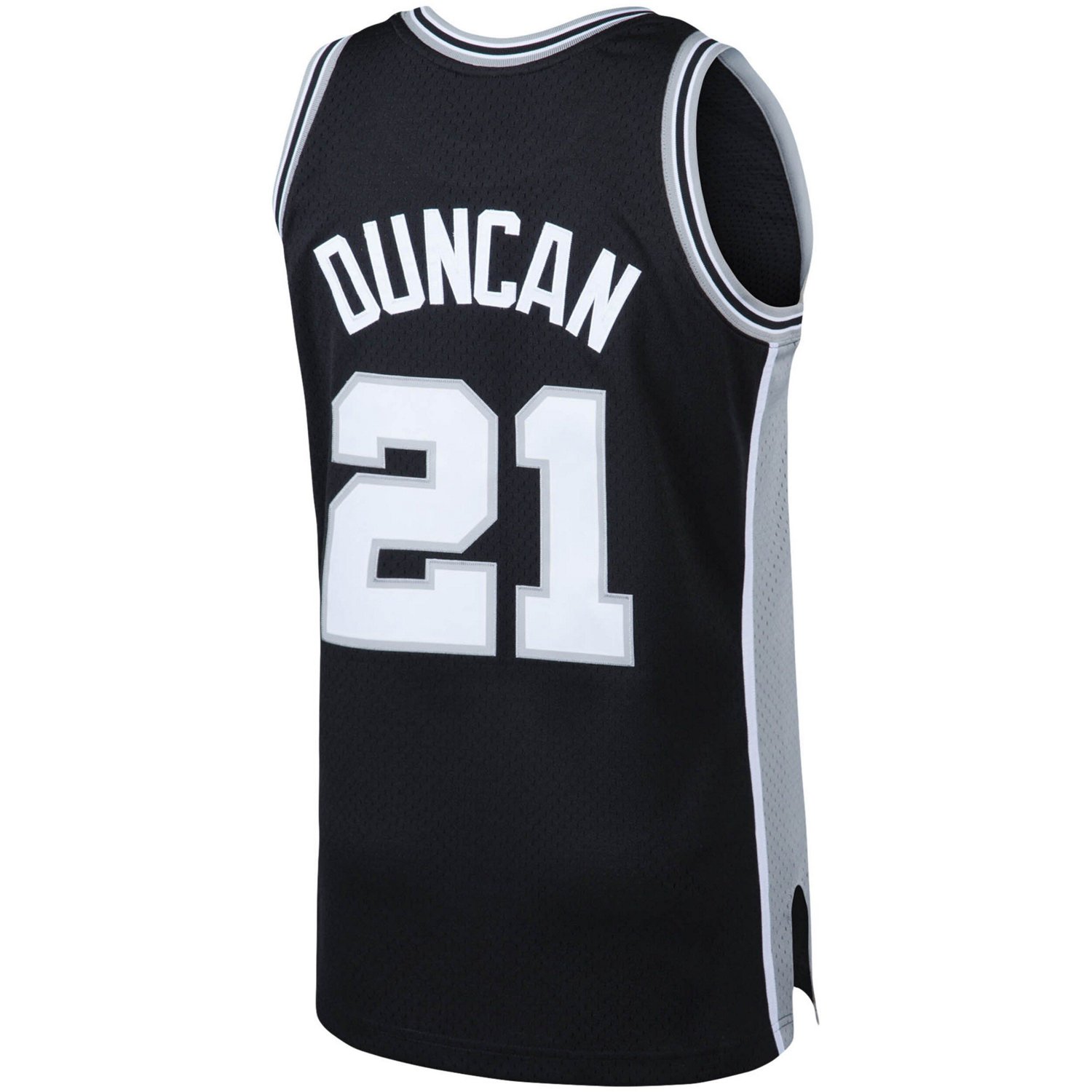 Mitchell  Ness Tim Duncan San Antonio Spurs 1998 99 Big  Tall Hardwood Classics Swingman Jersey                                  - view number 3