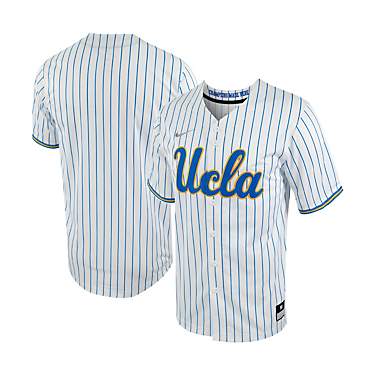 Nike /Blue UCLA Bruins Pinstripe Replica Full-Button Baseball Jersey                                                            