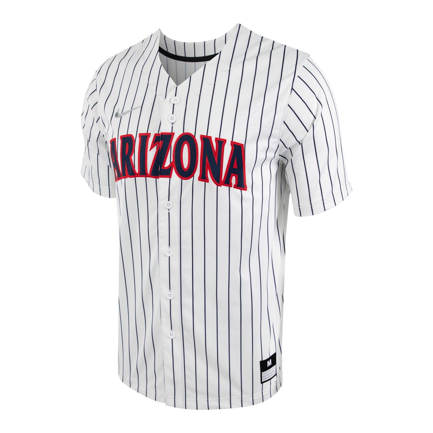 Nike /Navy Arizona Wildcats Pinstripe Replica Full-Button Baseball Jersey - view number 2