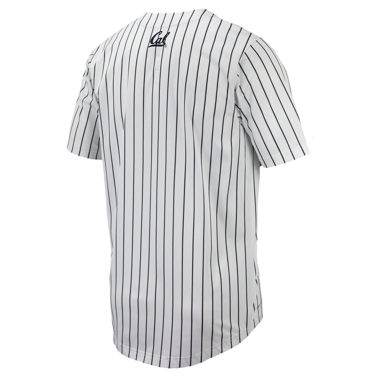 Nike /Navy Cal Bears Pinstripe Replica Full-Button Baseball Jersey                                                               - view number 3