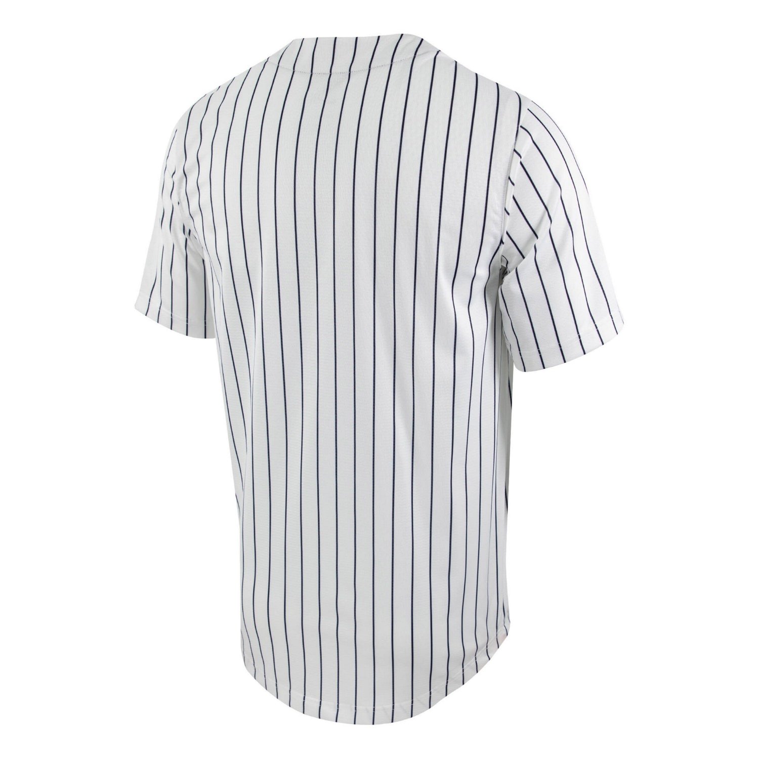 Nike /Navy Virginia Cavaliers Pinstripe Replica Full-Button Baseball Jersey - view number 3