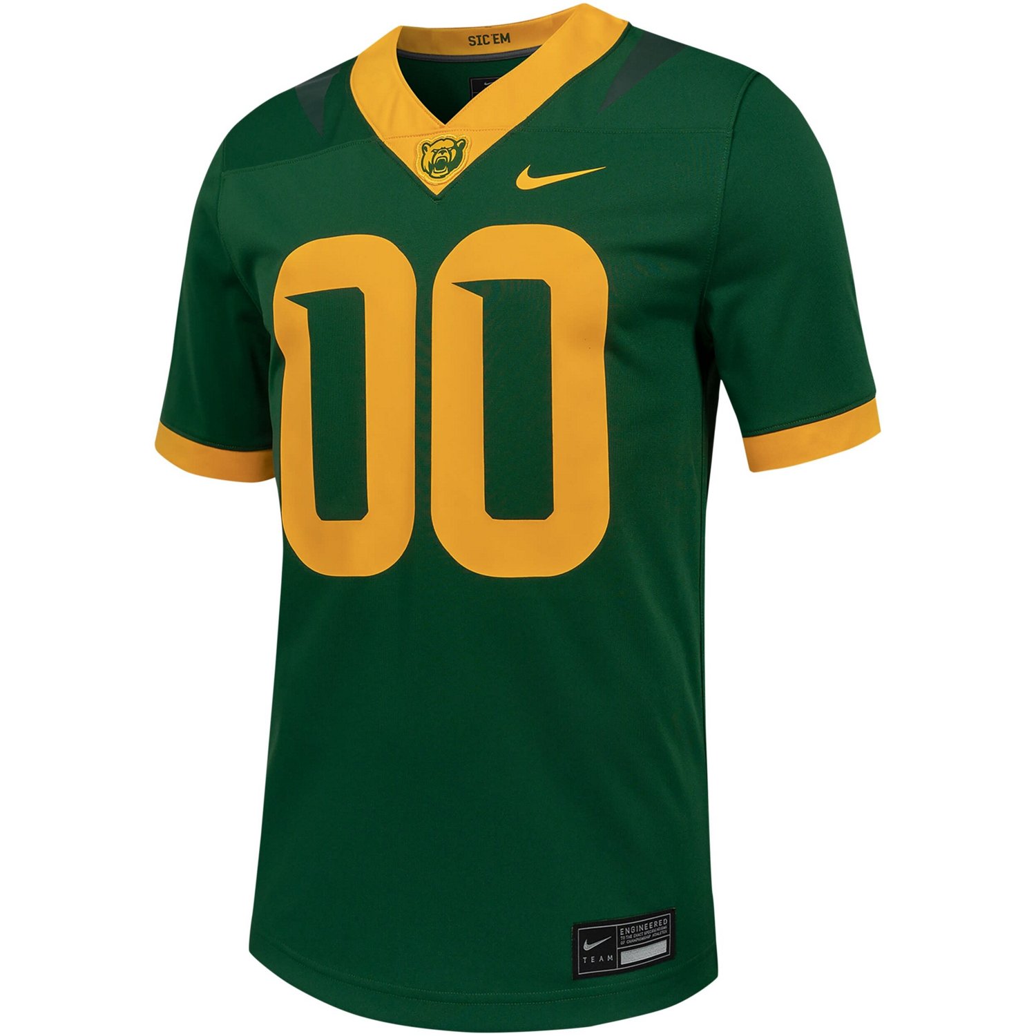 Nike 00 Baylor Bears Untouchable Football Replica Jersey - view number 2