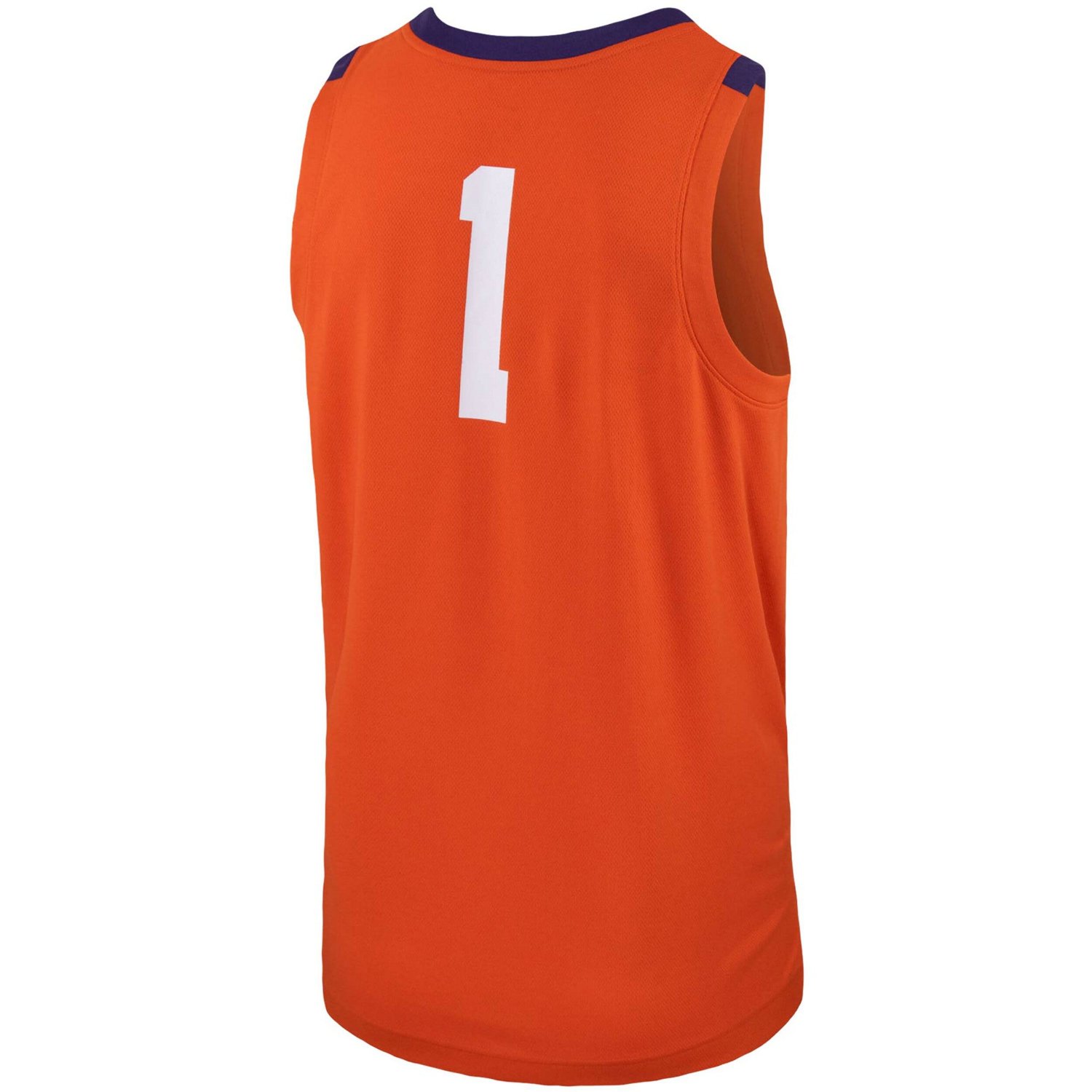 Nike 1 Clemson Tigers Team Replica Basketball Jersey - view number 3