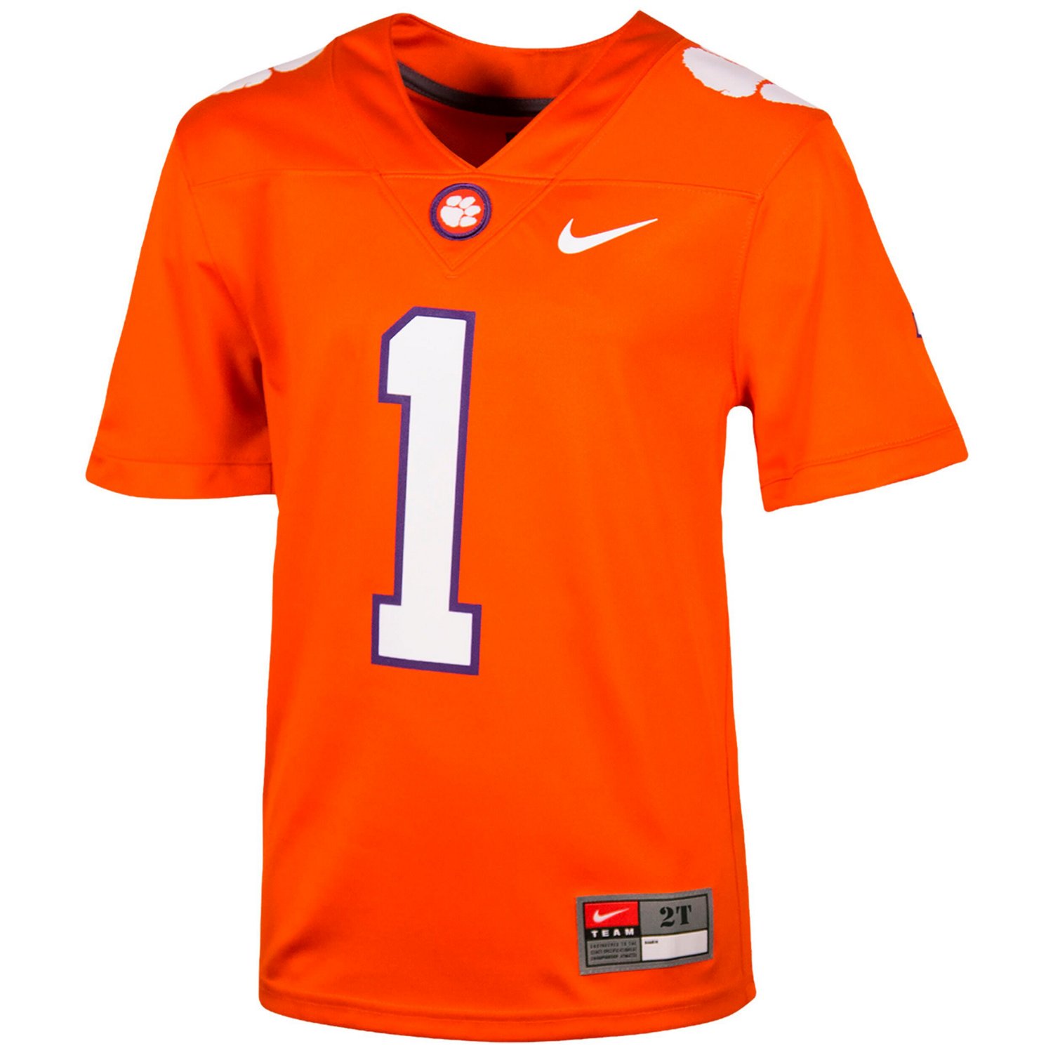 Nike 1 Clemson Tigers Untouchable Football Jersey - view number 2