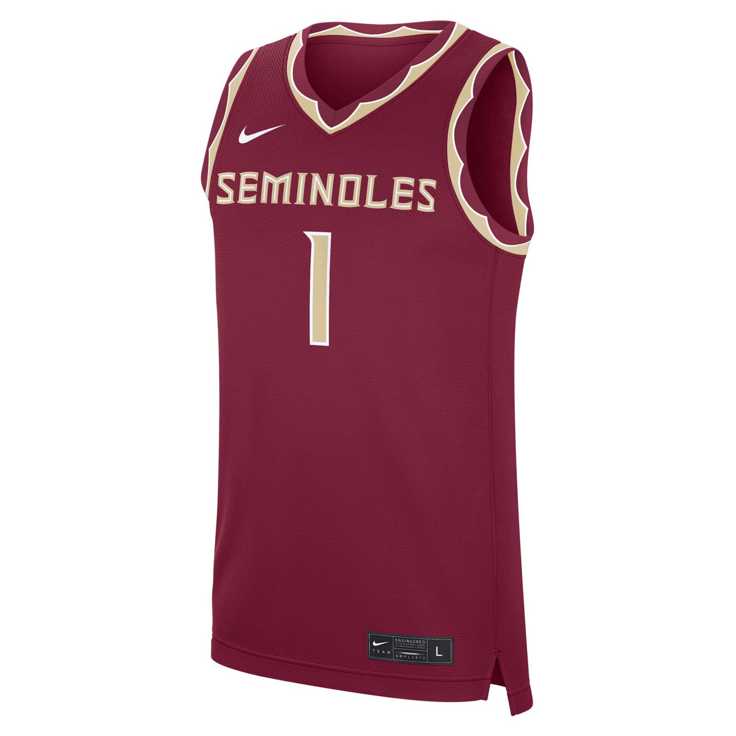 Nike 1 Florida State Seminoles Road Replica Jersey                                                                               - view number 2