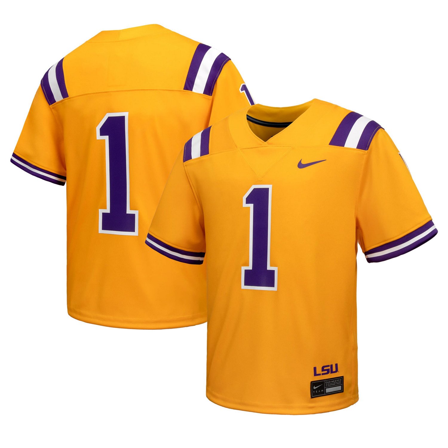 Nike 1 LSU Tigers Alternate Untouchable Jersey