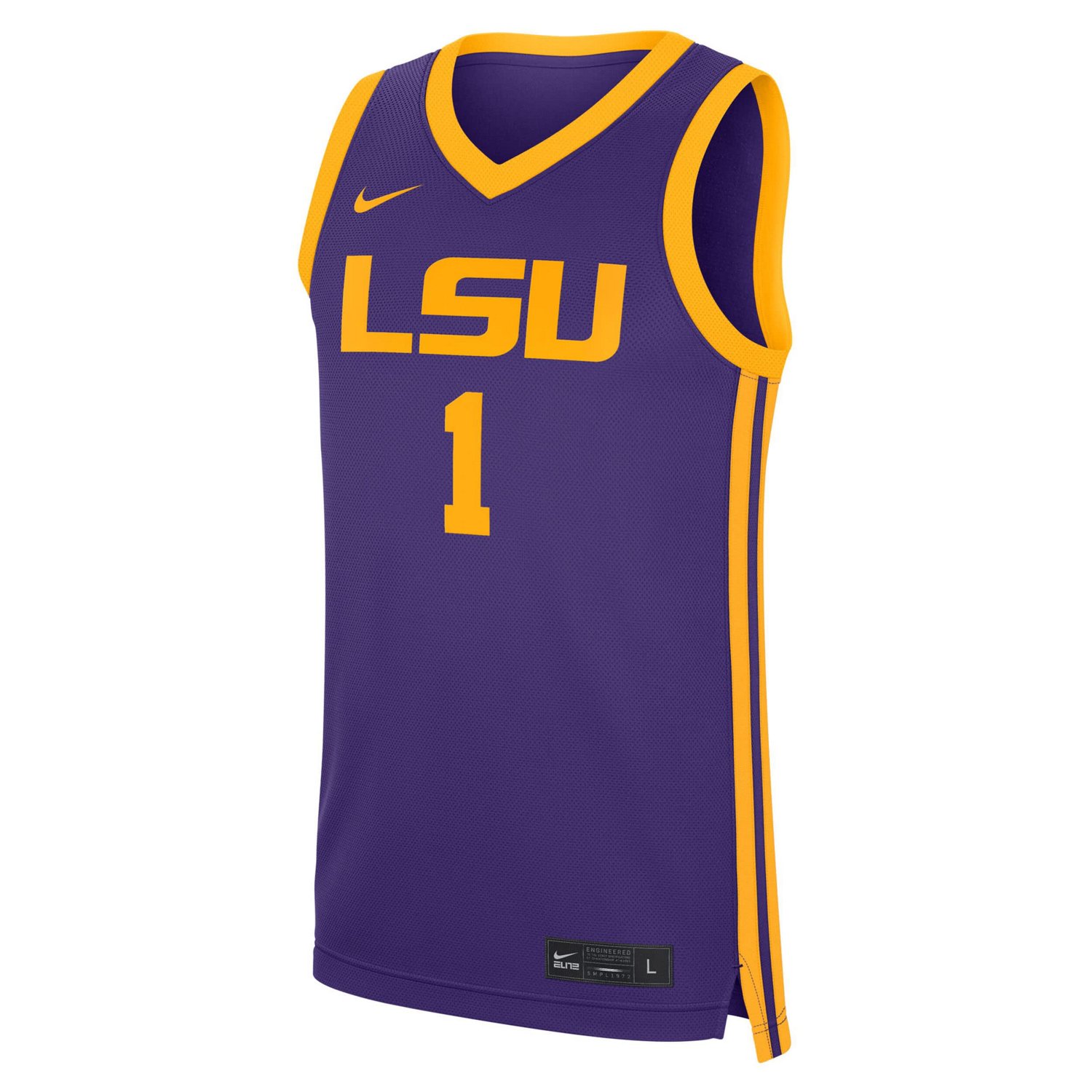 Nike 1 LSU Tigers Road Replica Jersey - view number 2