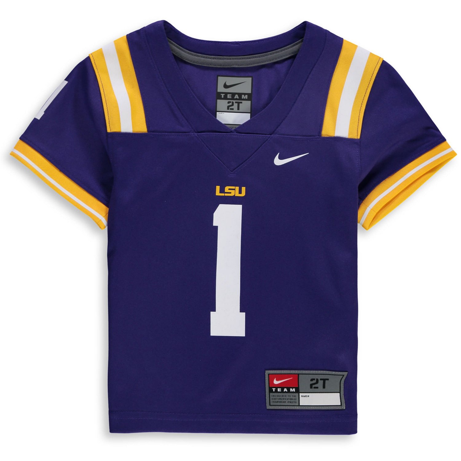 Nike 1 LSU Tigers Team Replica Football Jersey - view number 2