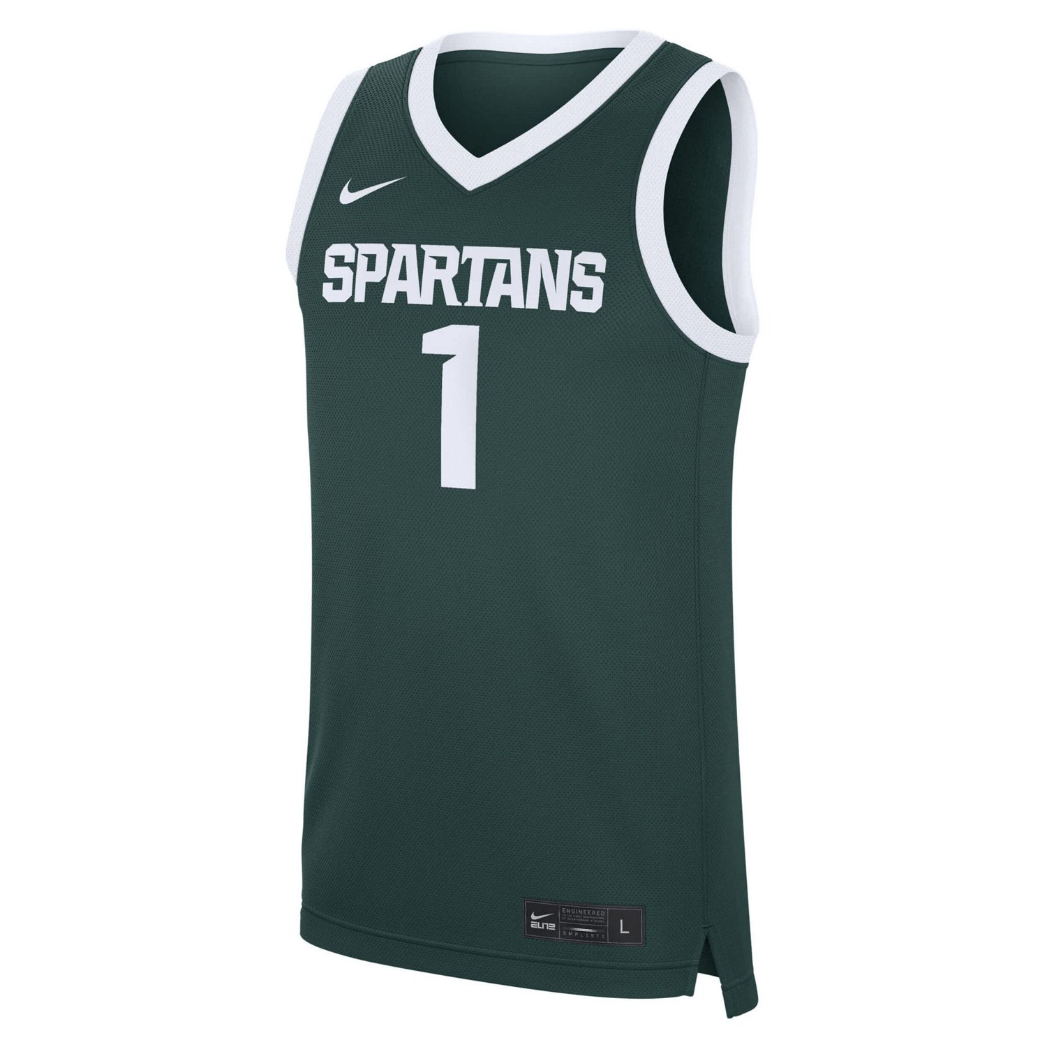 Nike 1 Michigan State Spartans Road Replica Jersey                                                                               - view number 2