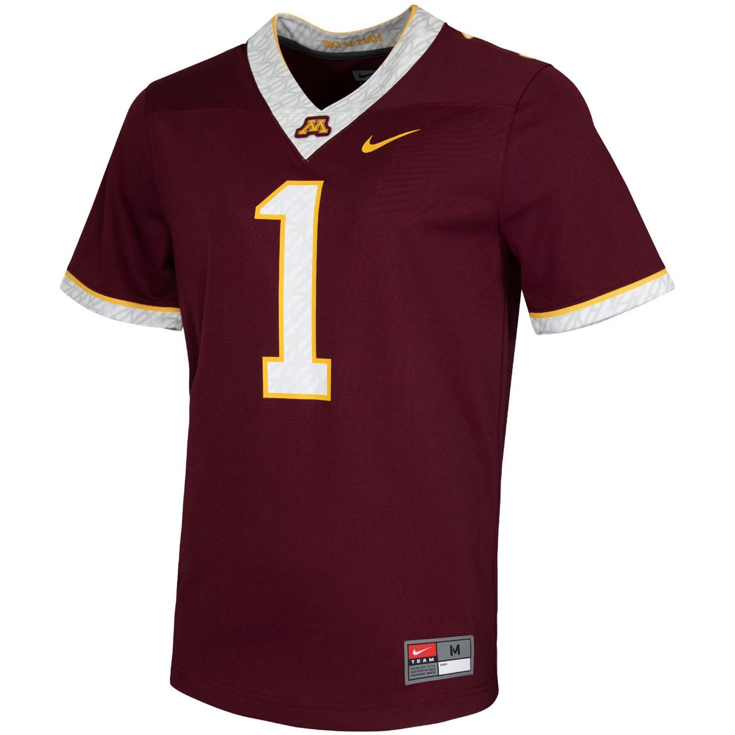 Nike 1 Minnesota Golden Gophers Untouchable Game Jersey - view number 2
