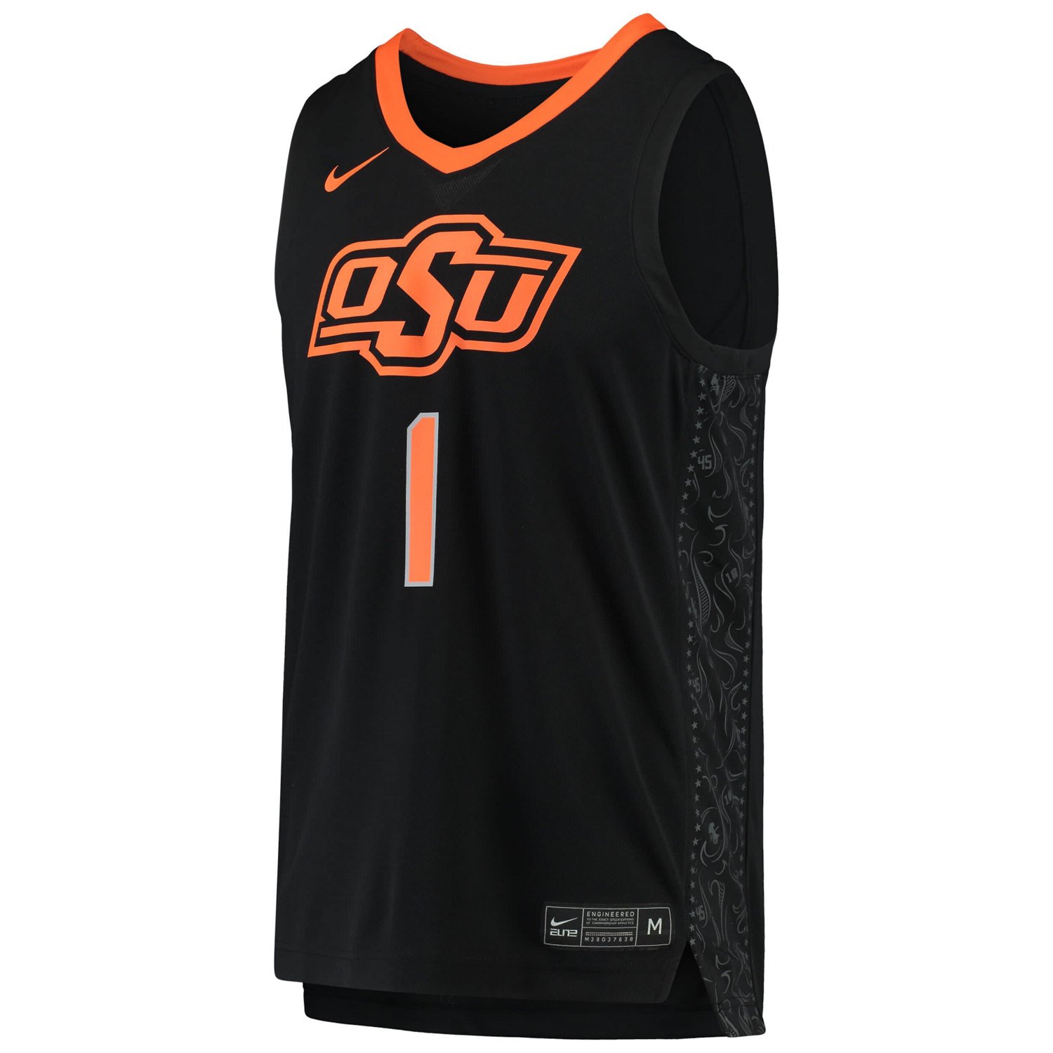 Nike 1 Oklahoma State Cowboys Team Replica Basketball Jersey                                                                     - view number 2