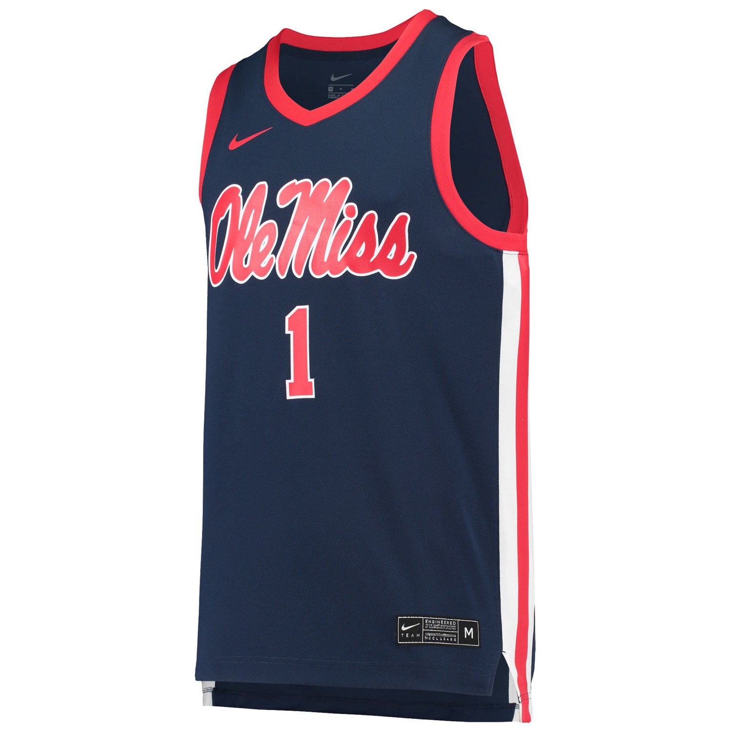 Nike 1 Ole Miss Rebels Replica Basketball Jersey                                                                                 - view number 2