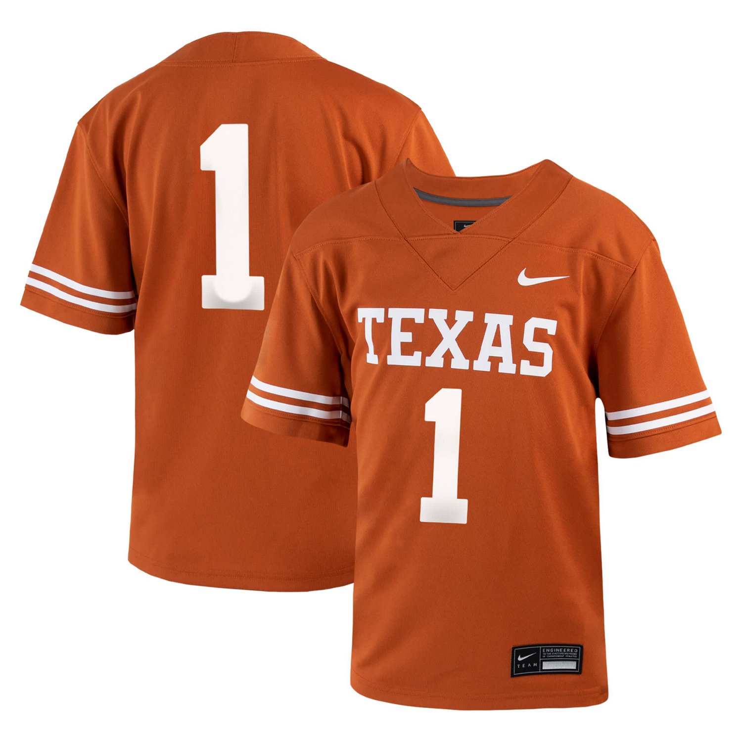 Nike 1 Texas Texas Longhorns Untouchable Football Jersey