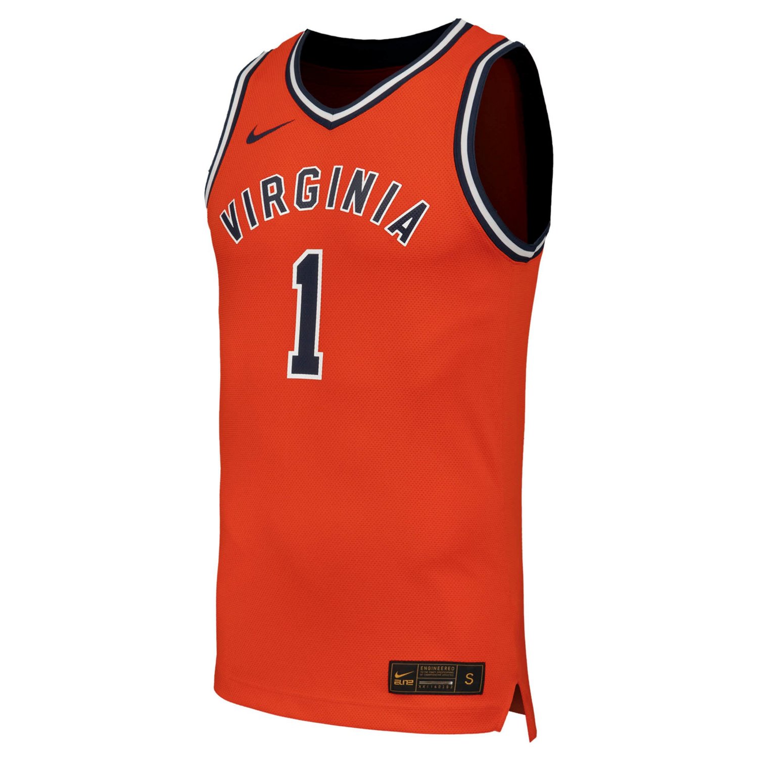 Nike 1 Virginia Cavaliers Throwback Replica Basketball Jersey - view number 2