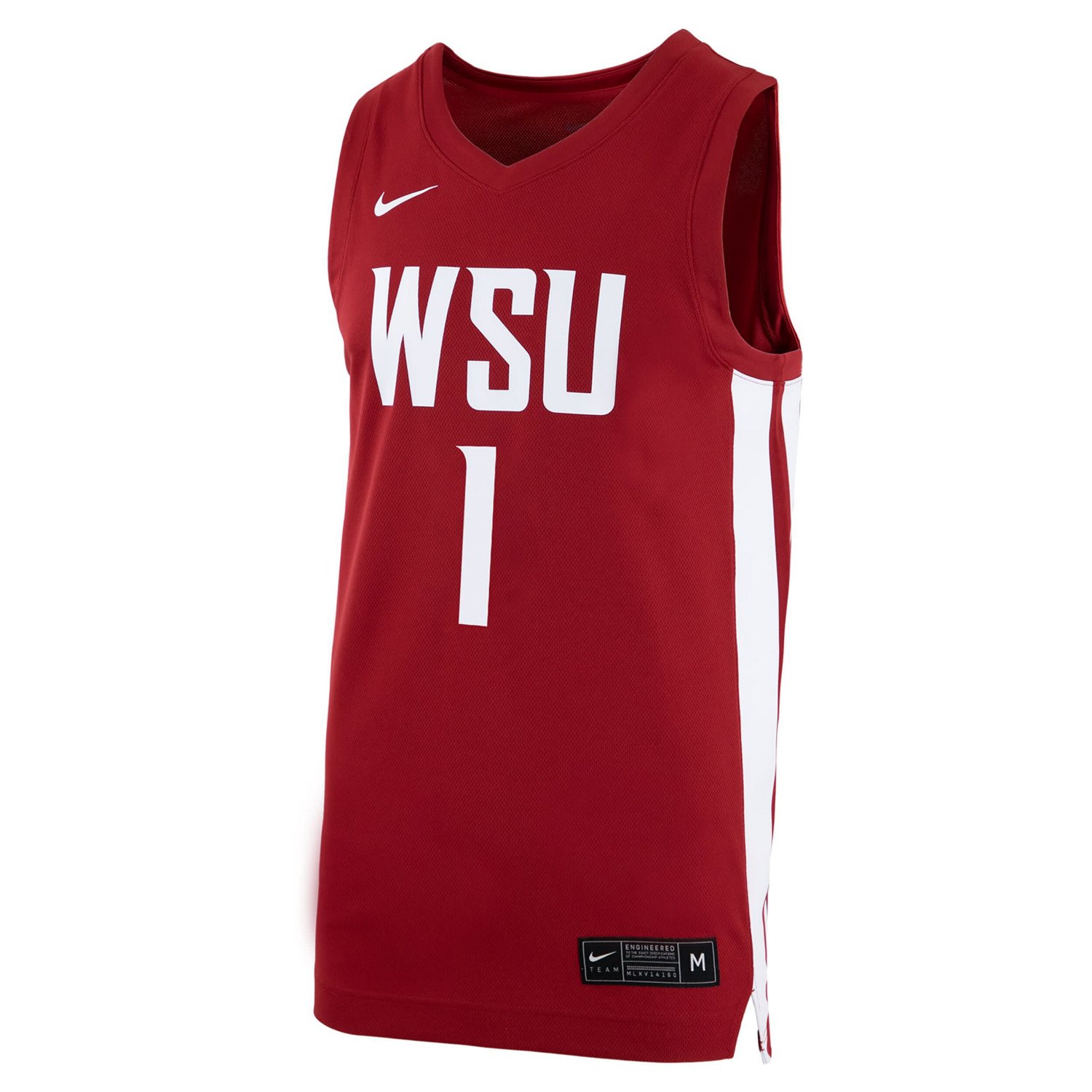 Nike 1 Washington State Cougars Logo Replica Basketball Jersey                                                                   - view number 2