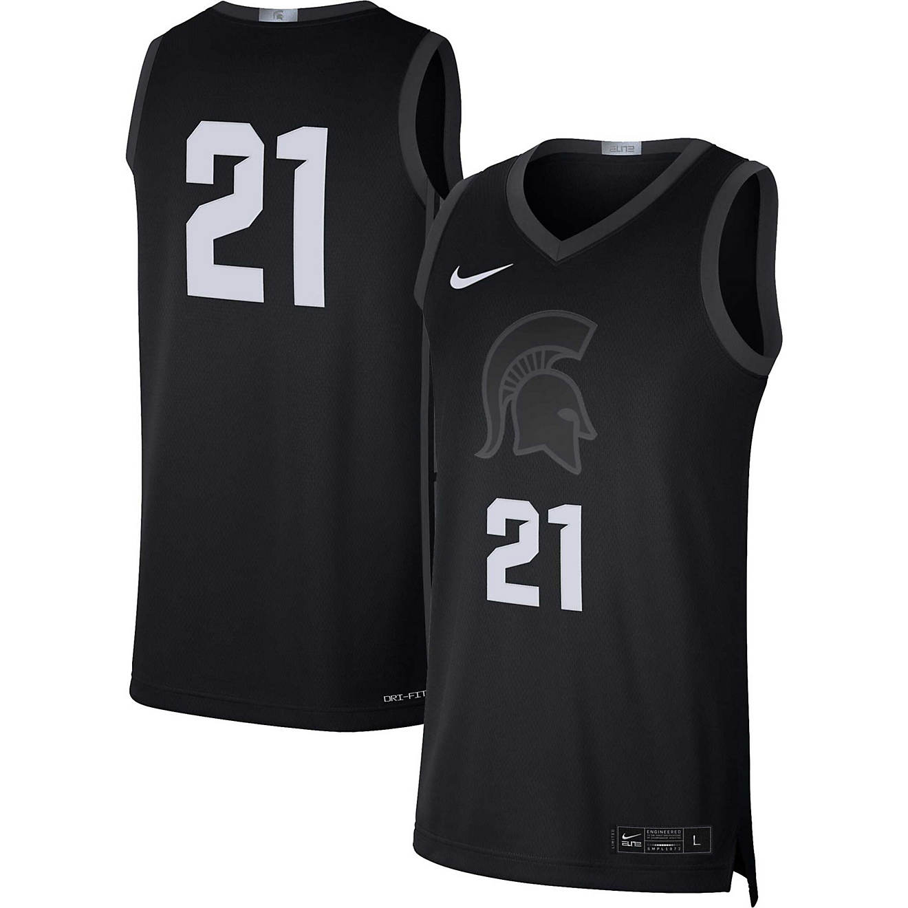 Nike 21 Michigan State Spartans Limited Basketball Jersey                                                                        - view number 1