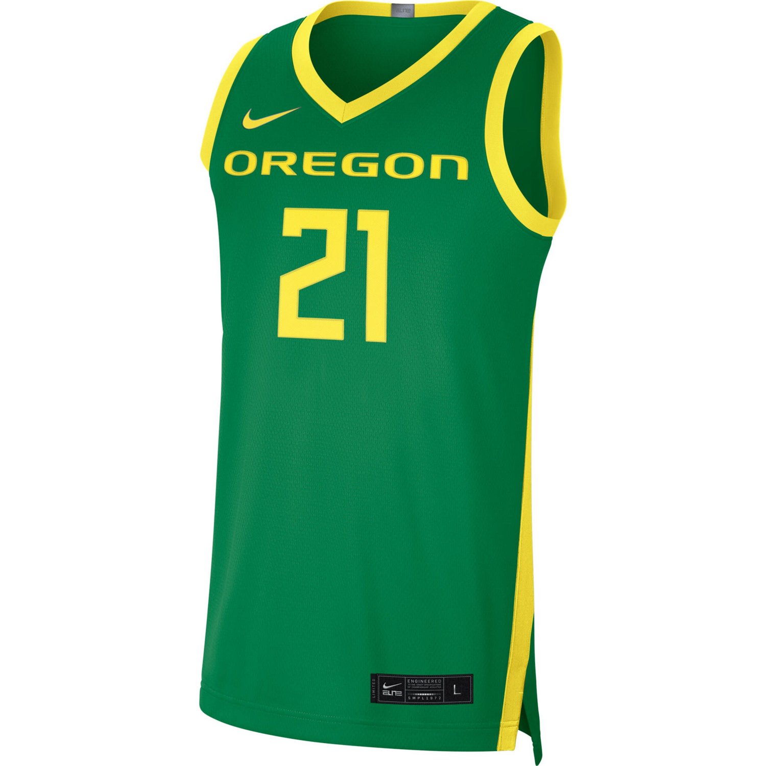 Nike 21 Oregon Ducks Limited Basketball Jersey                                                                                   - view number 2