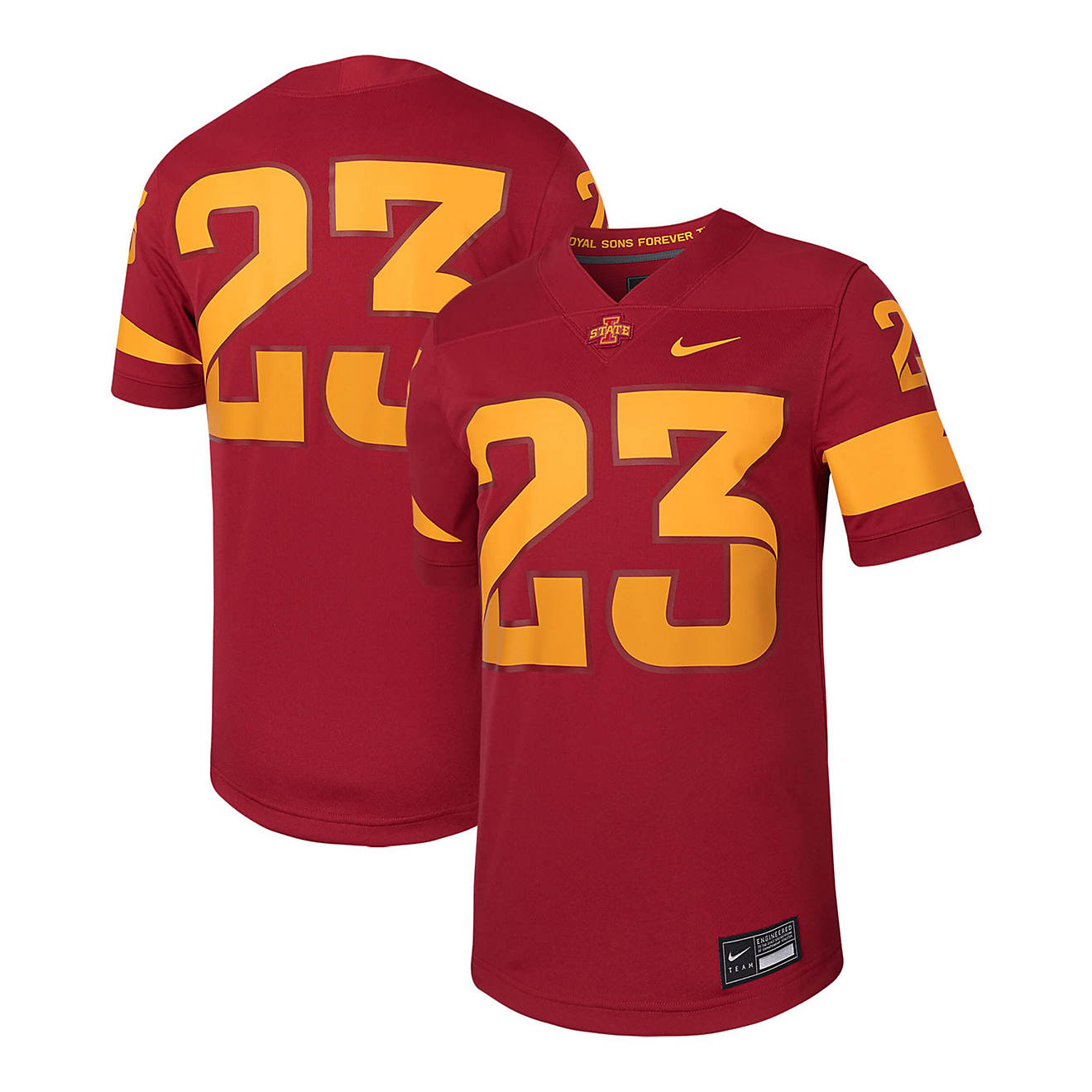 Nike 23 Iowa State Cyclones Untouchable Football Replica Jersey                                                                  - view number 1