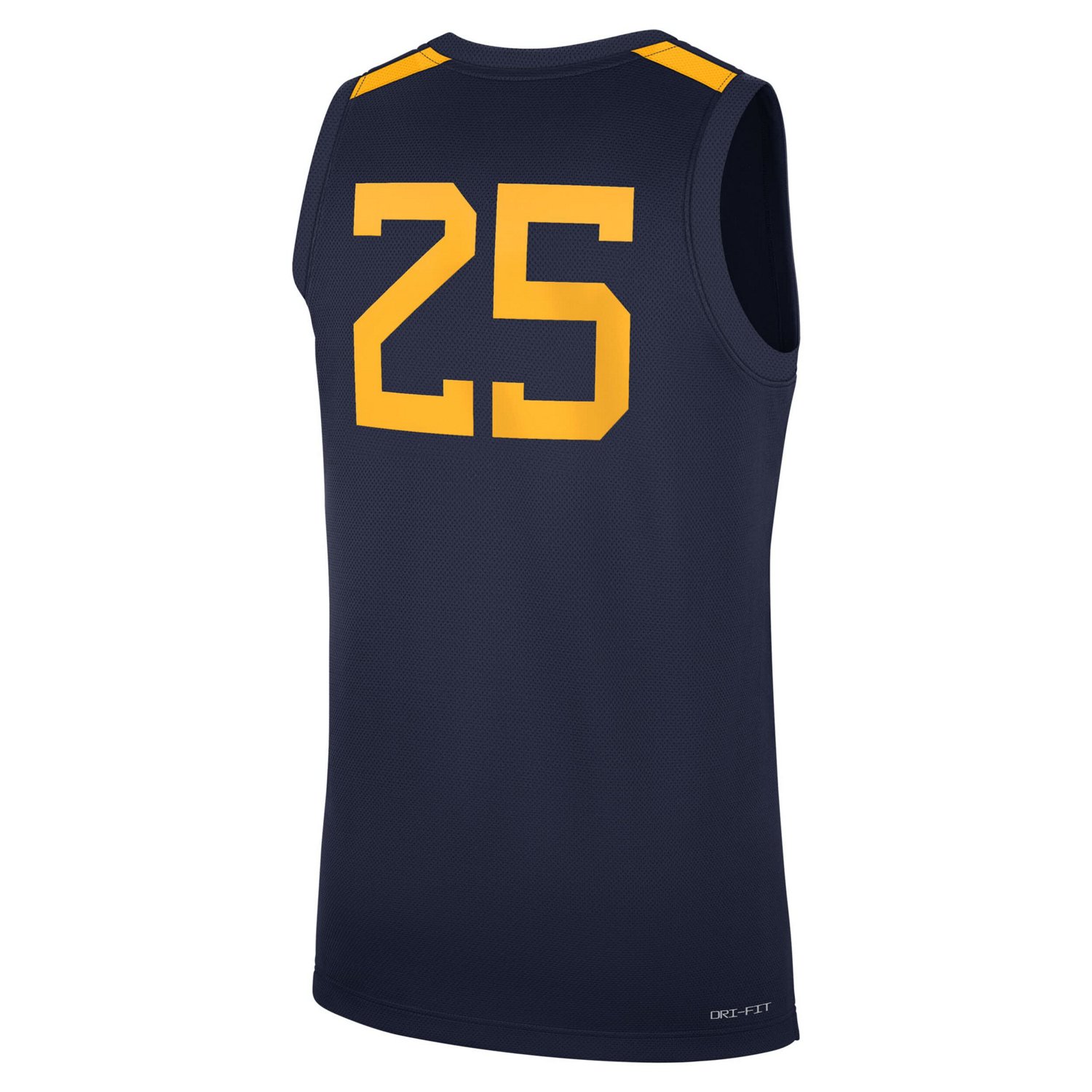 Nike 25 West Virginia Mountaineers Road Replica Basketball Jersey - view number 3