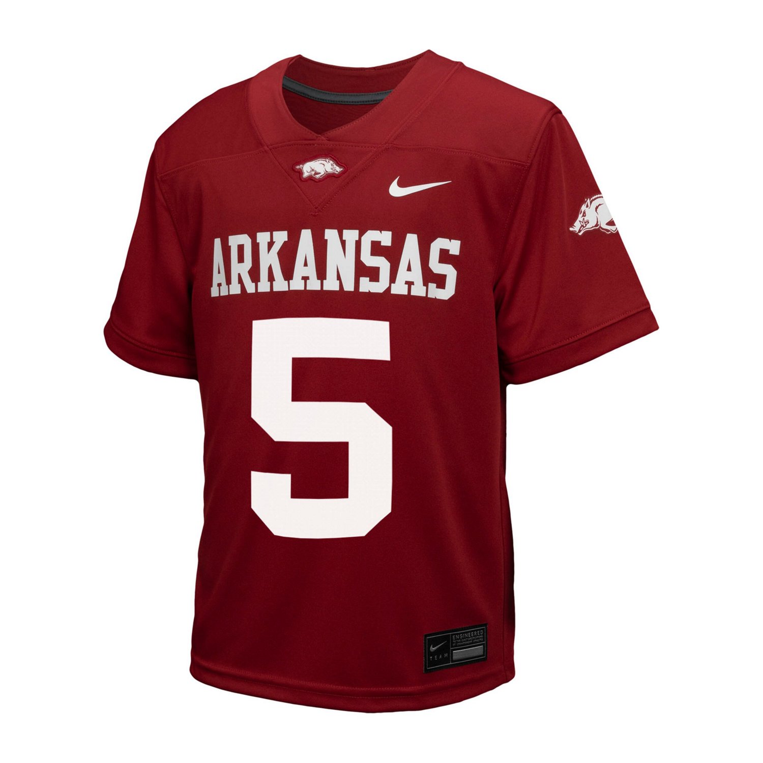 Nike 5 Arkansas Razorbacks Untouchable Replica Game Jersey - view number 2