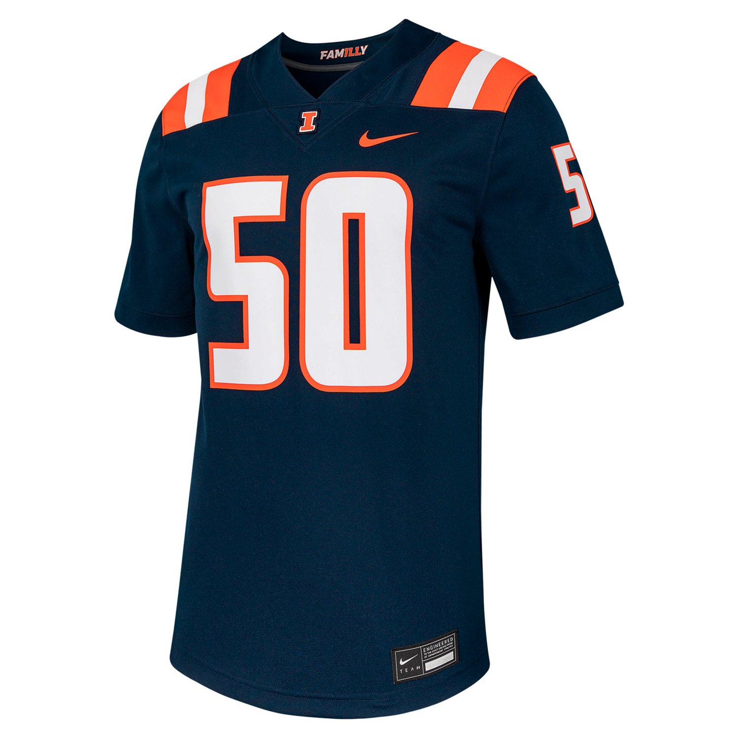 Nike 50 Illinois Fighting Illini Untouchable Football Jersey - view number 2