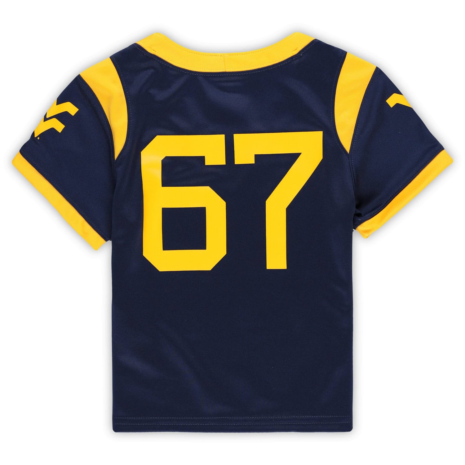 Nike 67 West Virginia Mountaineers Untouchable Replica Football Jersey - view number 3
